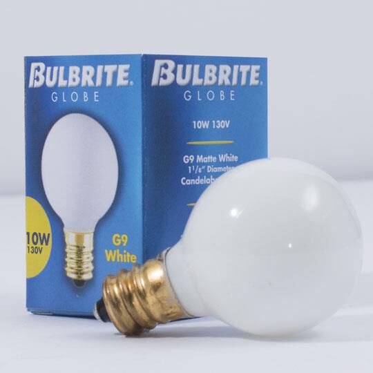 10 Watt G9 Incandescent Light Bulb,