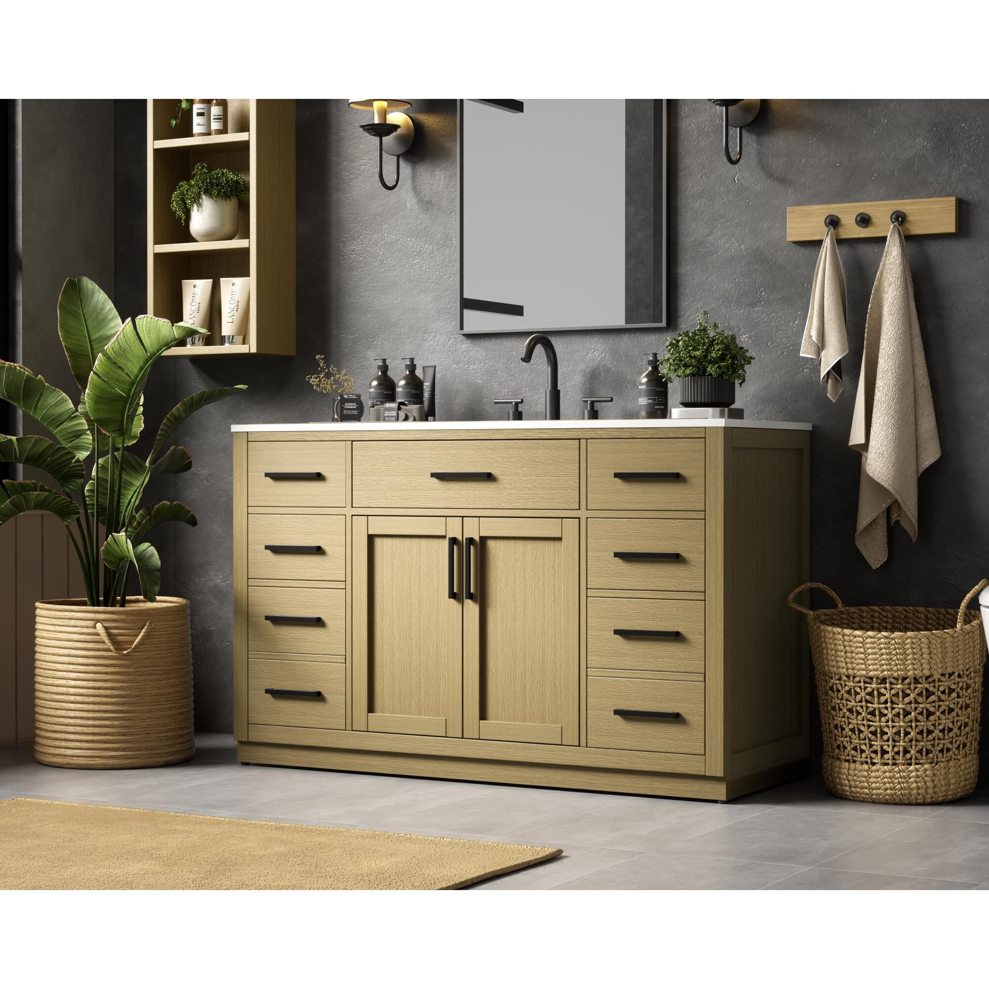 Shown in Honey Brown finish