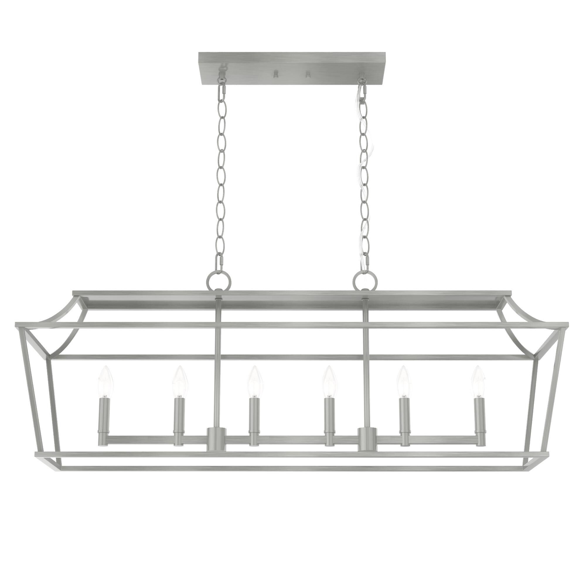 Laurel Ridge 42 Inch 6 Light Linear Suspension Light by Hunter Fan