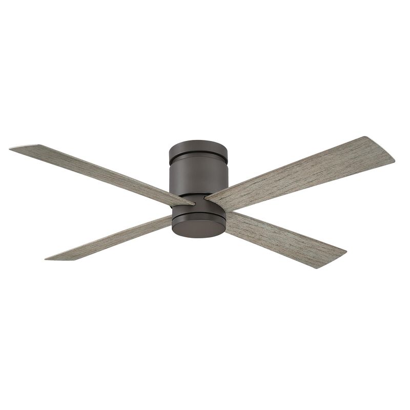 Kwartet 52 Inch Flush Mount Fan with Light Kit by Fanimation