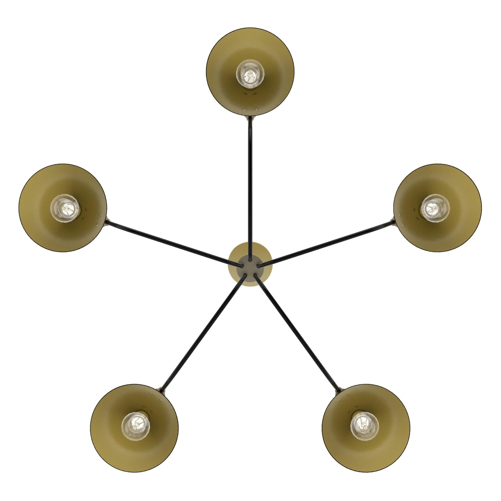 Grove Isle 40 Inch 5 Light Chandelier by Hunter Fan