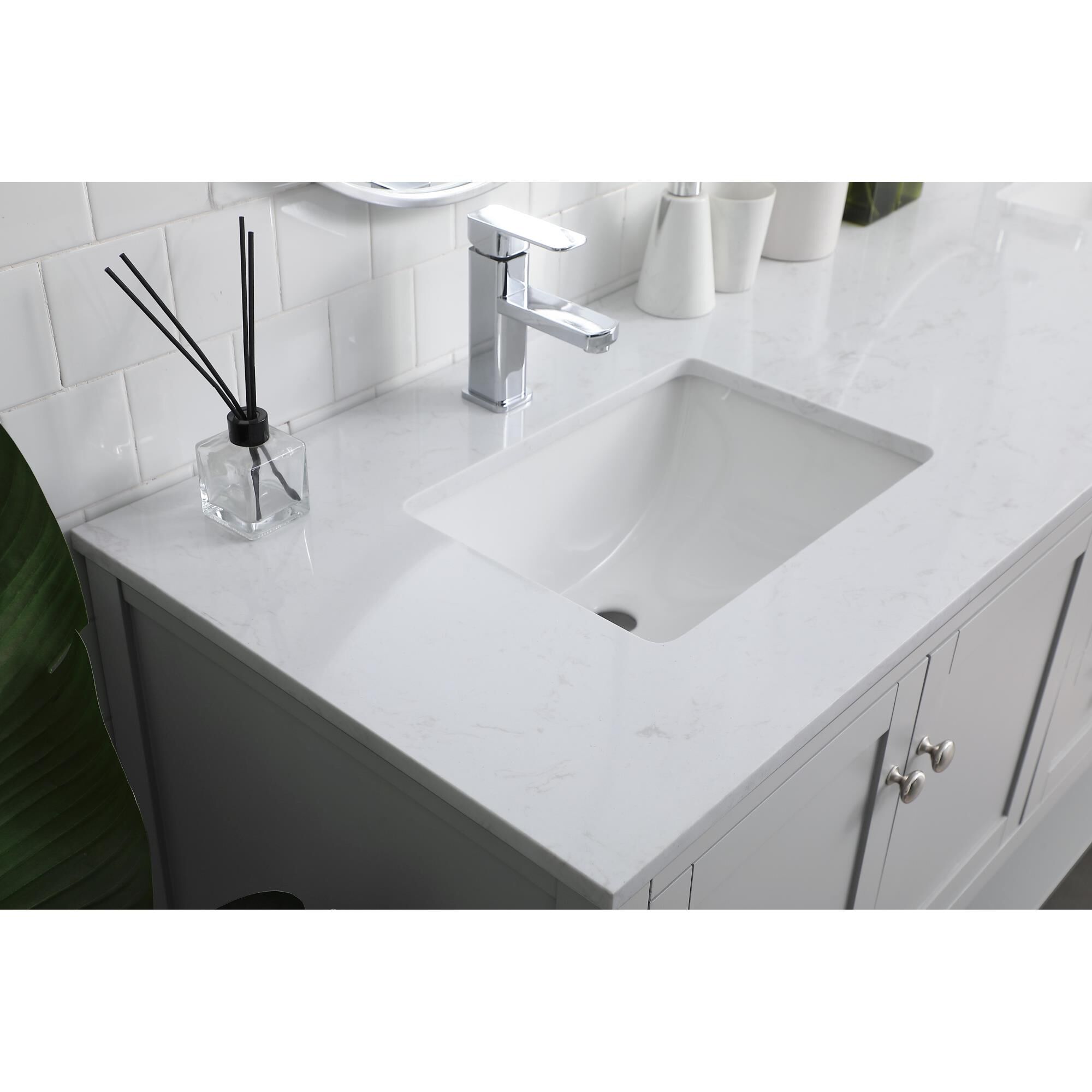 Shown in Grey finish