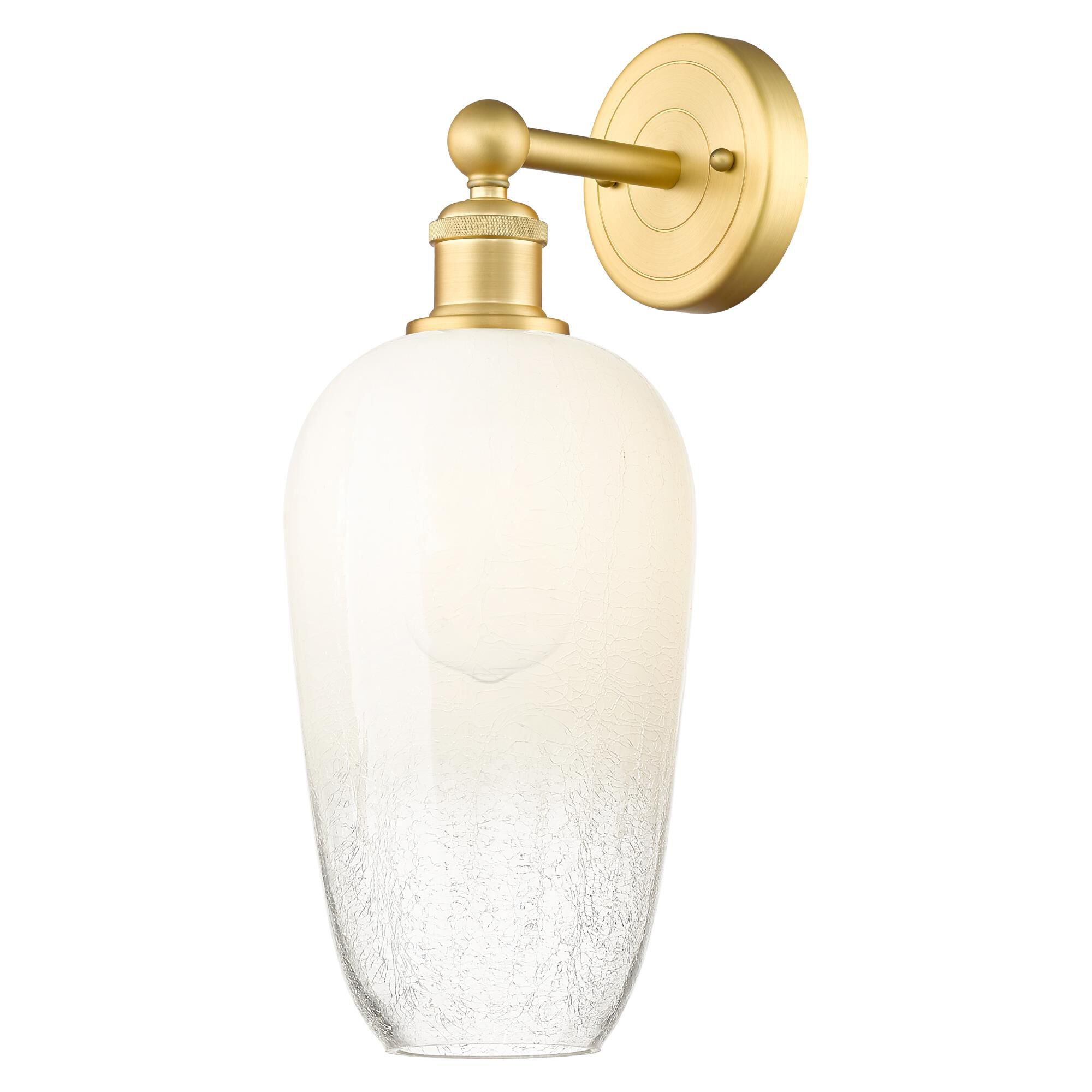 Shown in Satin Gold finish and Opal glass