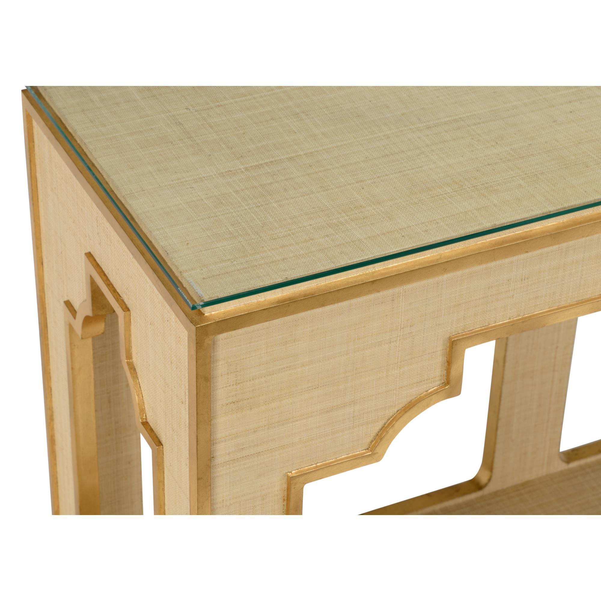 Shown in Cream - Gold Leaf - Clear finish