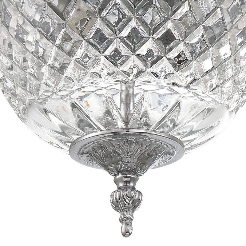 Ceiling 8 Inch 2 Light Flush Mount by Crystorama