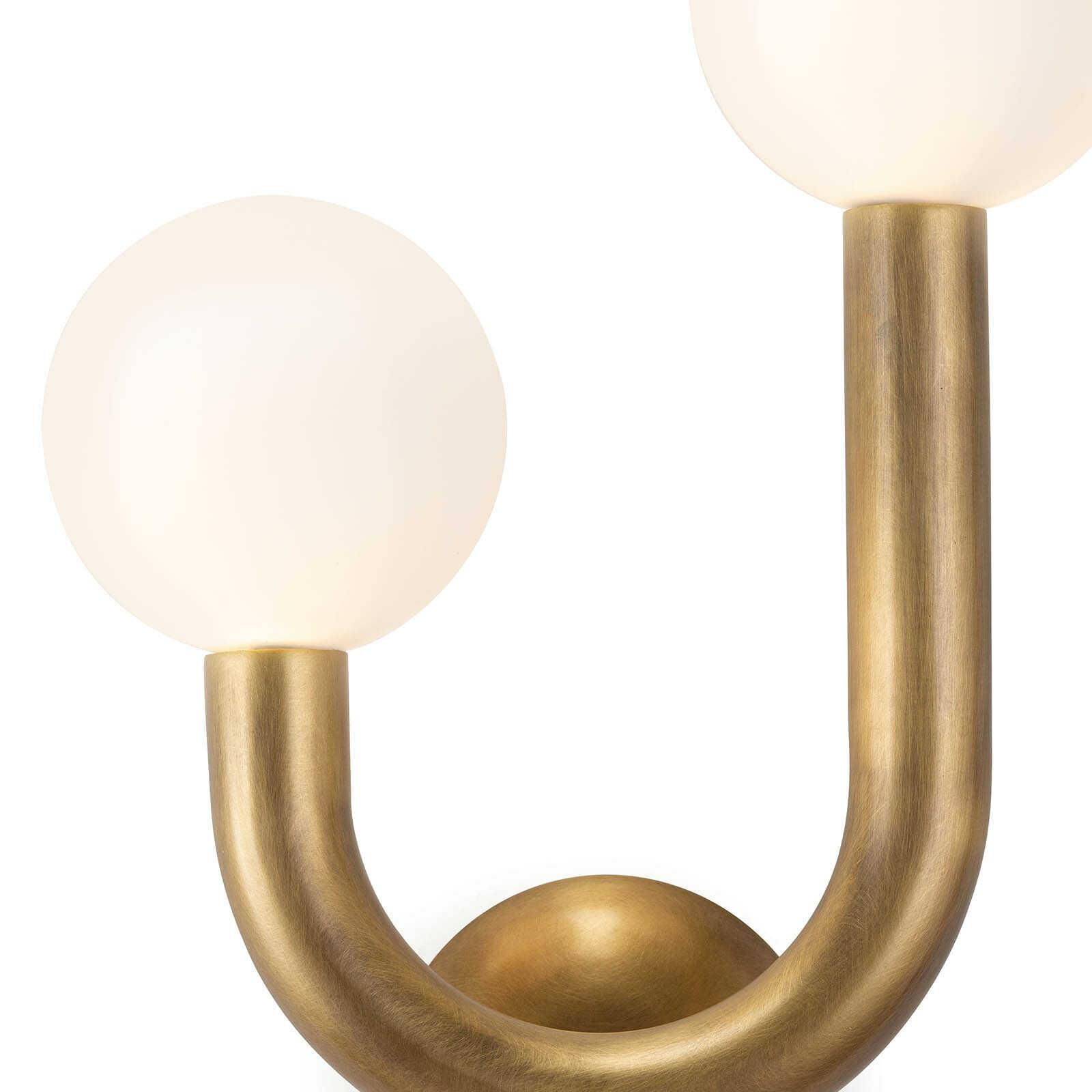 Shown in Natural Brass finish and Left Orientation  accent