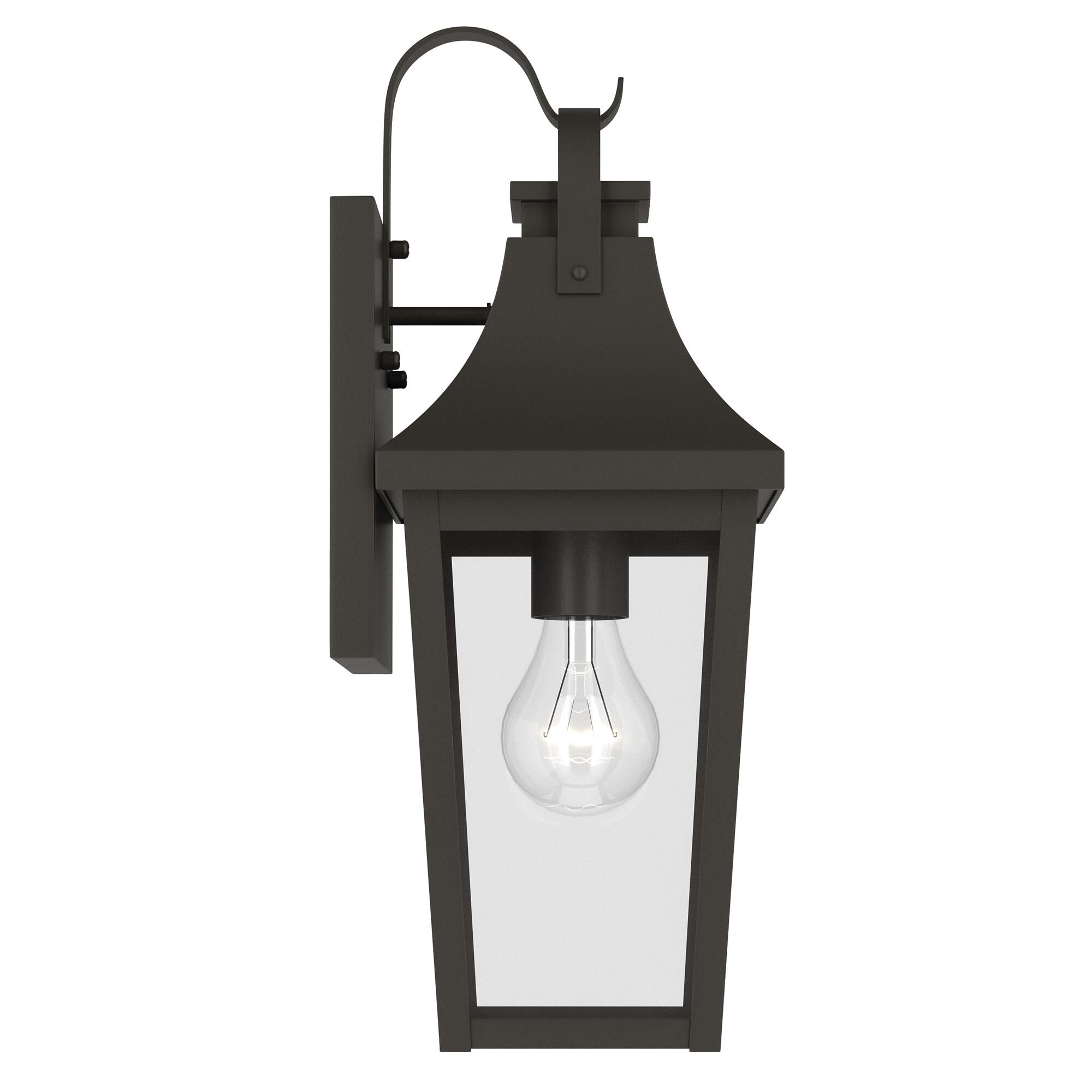 Shown in Olde Bronze finish and Clear glass