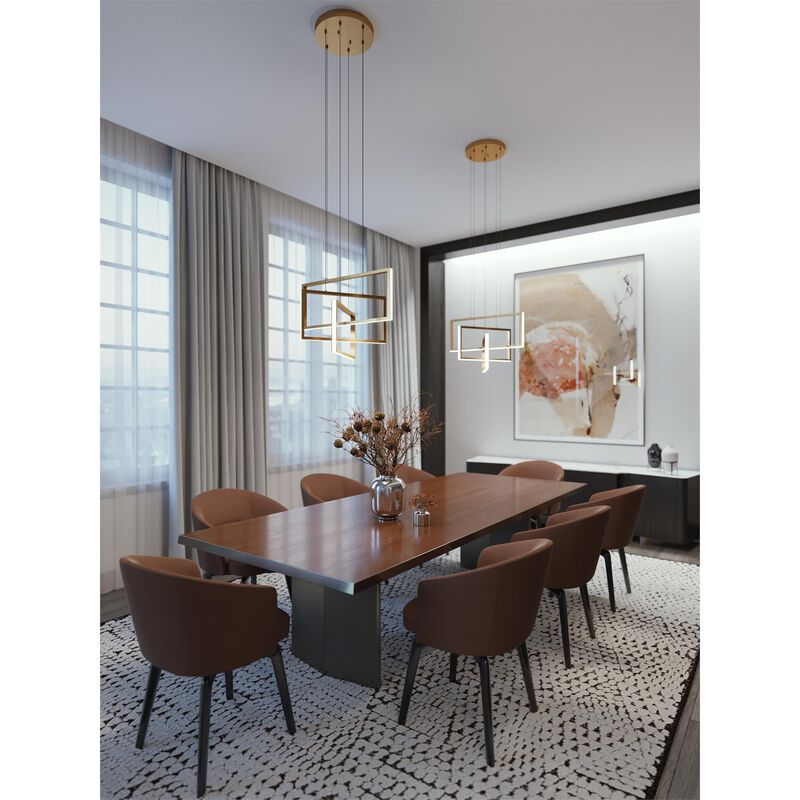 Cole 24 Inch 3 Light LED Linear Suspension Light by AFX Lighting