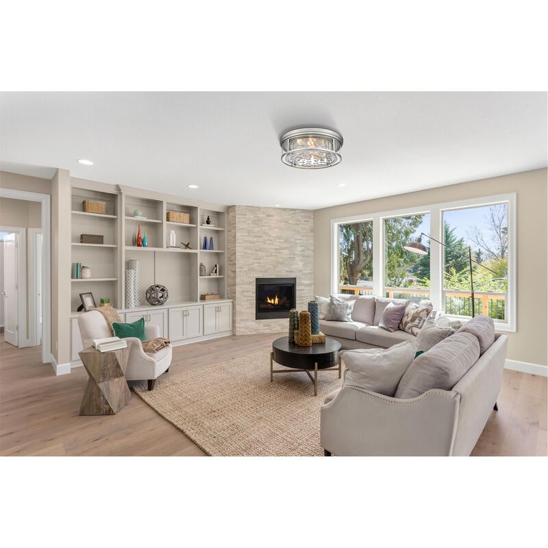 Clarion 20 Inch 4 Light Flush Mount by Z-Lite