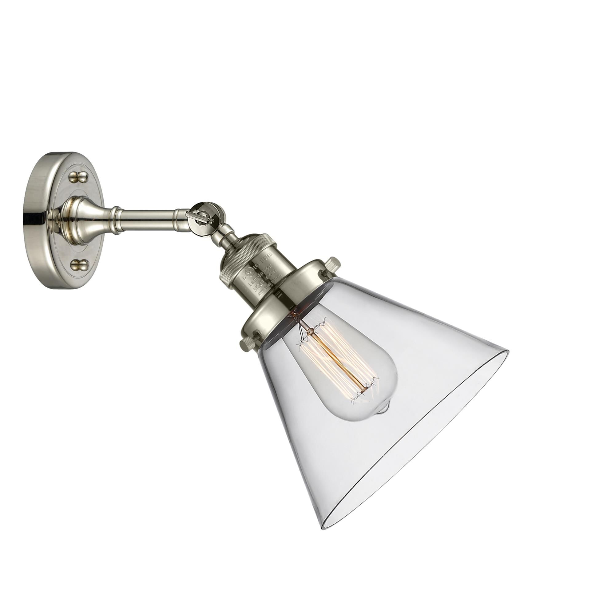Bruno Marashlian Large Cone 10 Inch Wall Sconce by Innovations Lighting