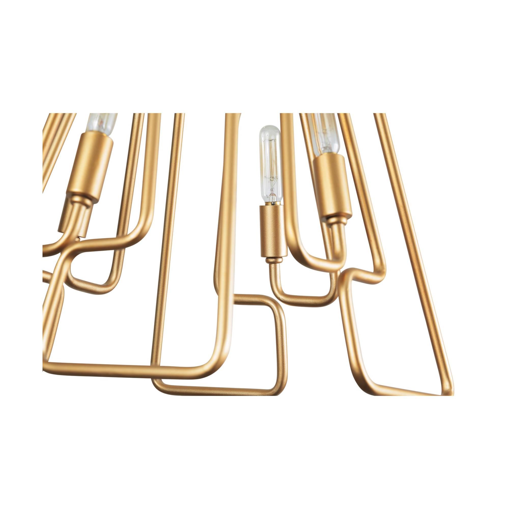 Shown in Aged Gold/Carbon finish