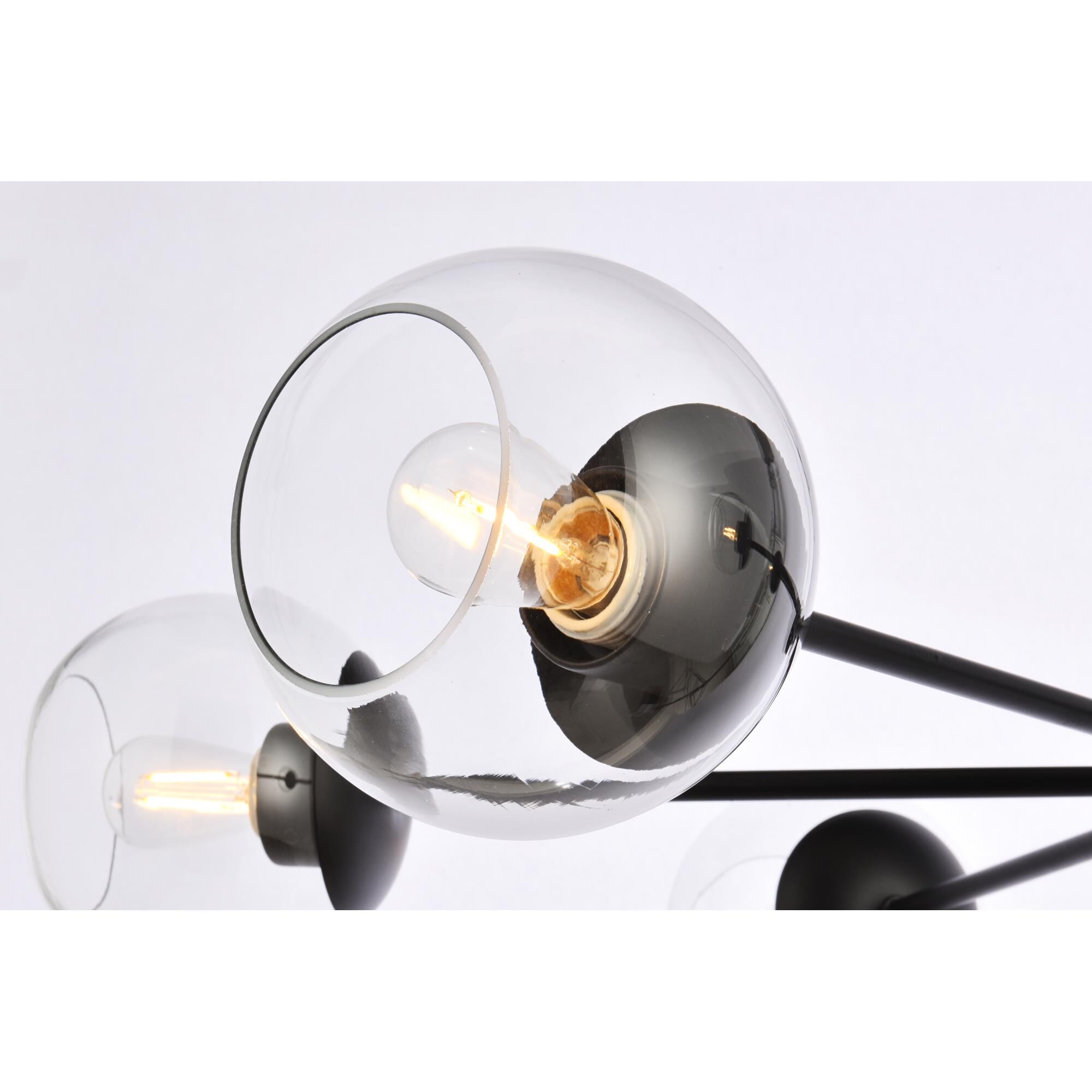 Briggs 36 Inch 6 Light Chandelier by Elegant Lighting