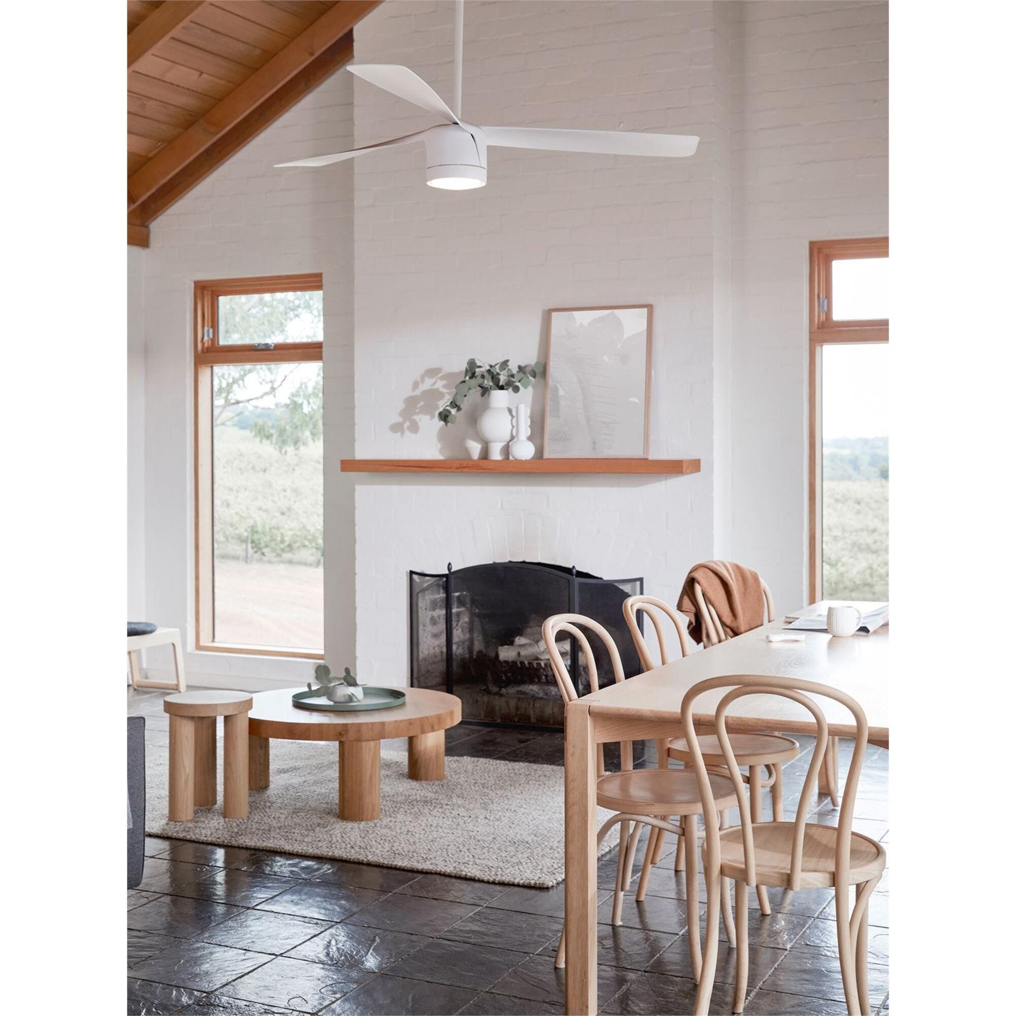 Shown in White finish