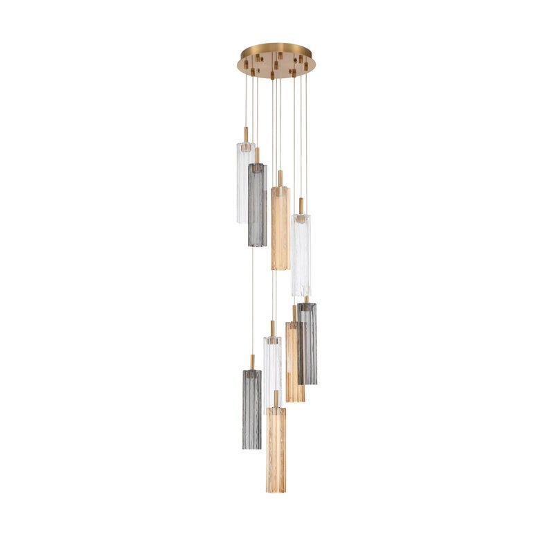 Addis 12 Inch Multi Light Pendant by Crystorama