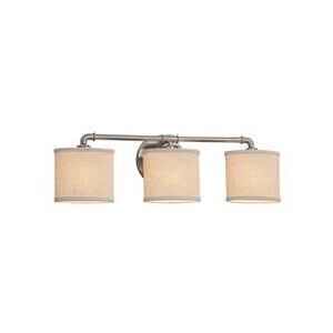 Textile 26 Inch 3 Light Bath Vanity Light by Justice Design Group