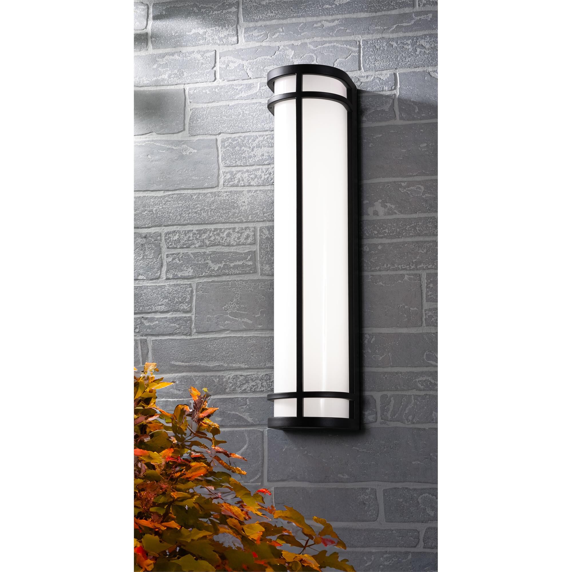 Shown in Black finish and White Acrylic Diffuser glass