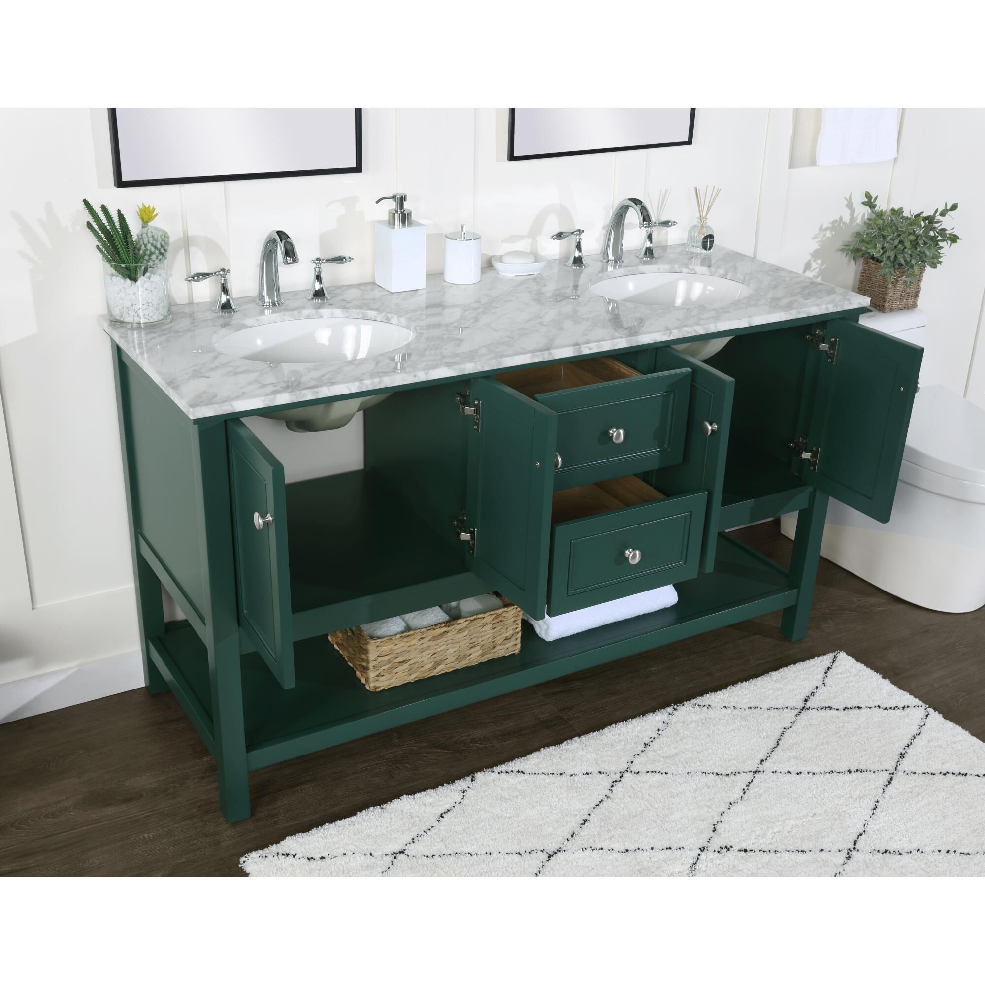 Shown in Green finish