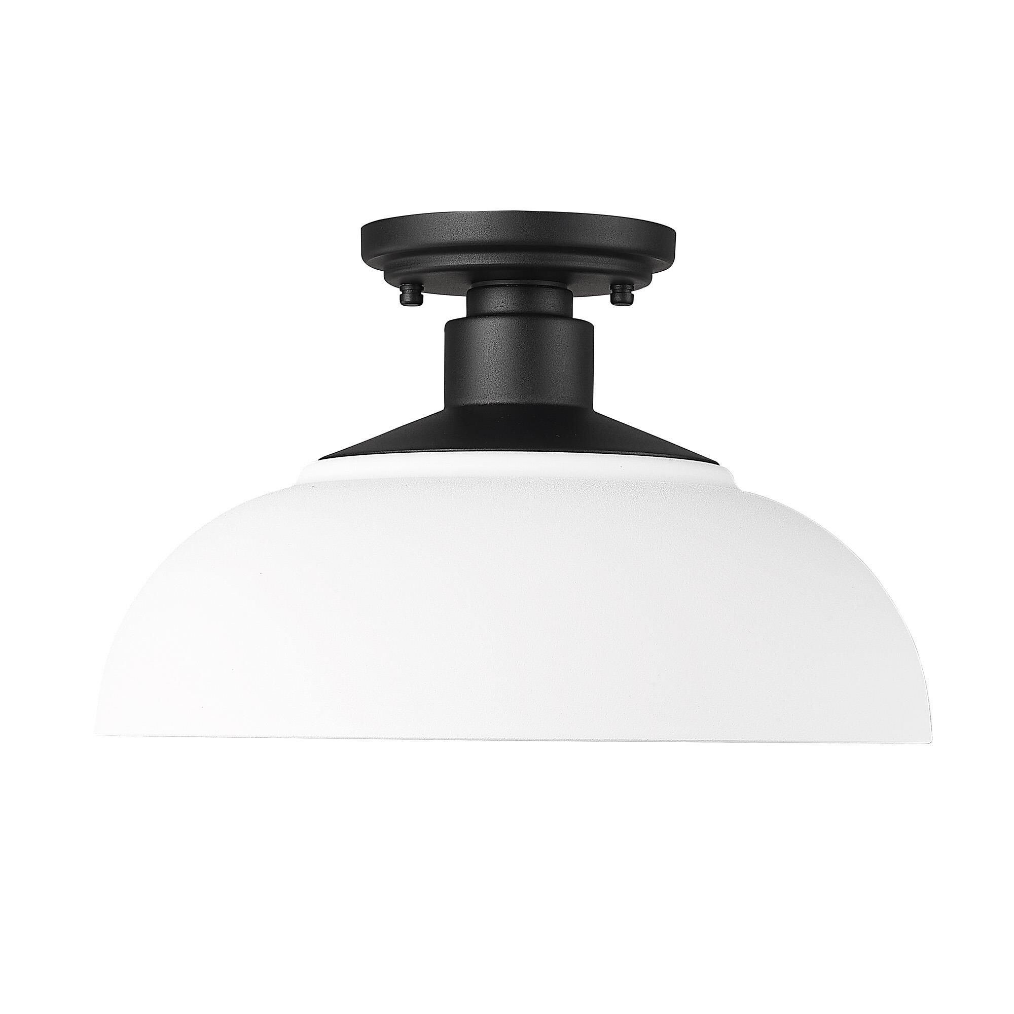 Levitt 8 Inch Semi Flush Mount by Golden Lighting