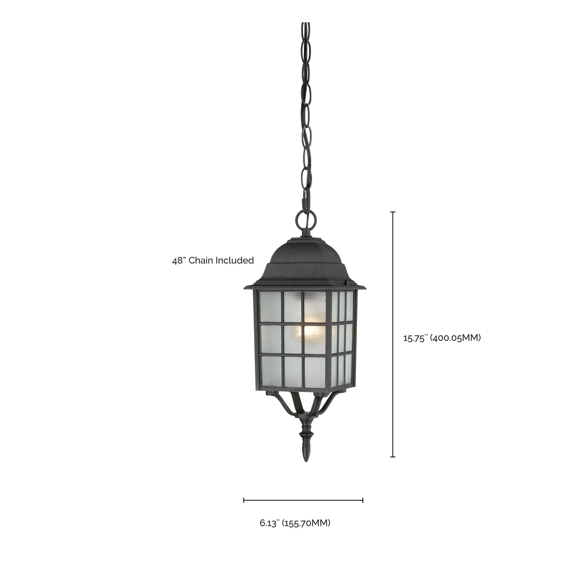 Adams 16 Inch Tall 1 Light Outdoor Hanging Lantern by Nuvo Lighting