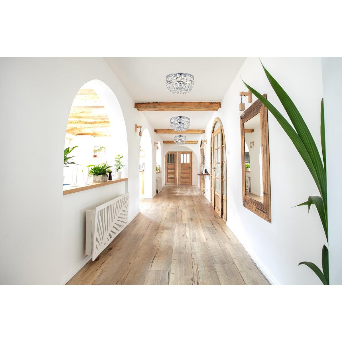 Kylie 10 Inch 3 Light Flush Mount by Elegant Lighting