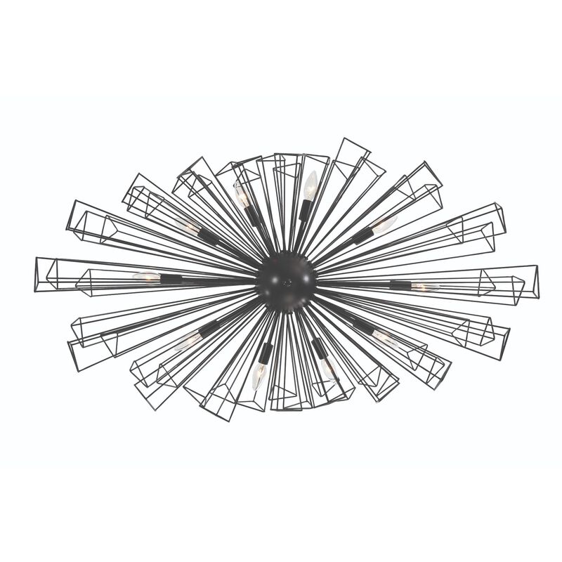 Dendelio Medium Linear Chandelier by Eurofase Lighting
