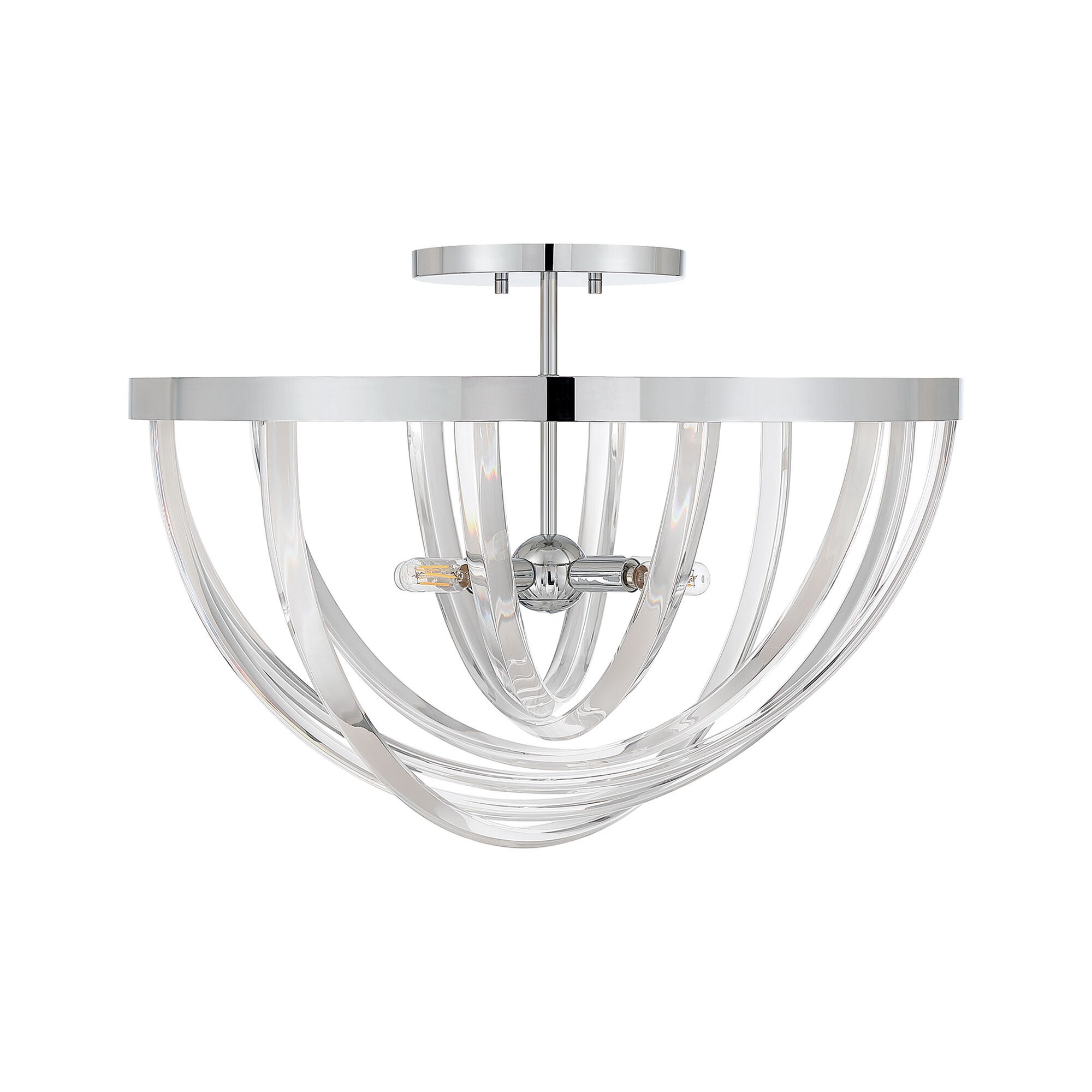 Jennings 24 Inch Semi Flush Mount,
