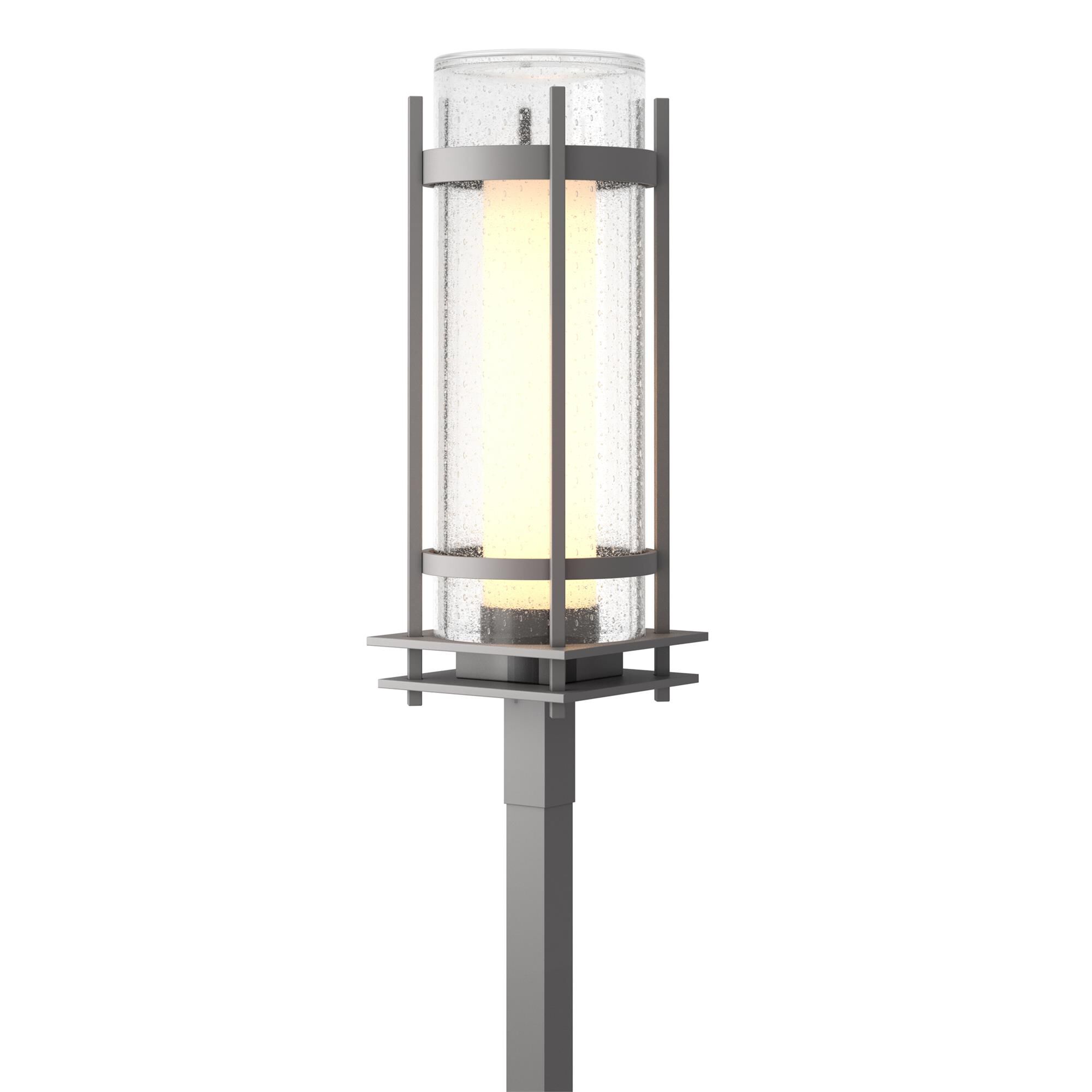 Hubbardton Forge Banded 22 Inch Tall Outdoor Post Lamp