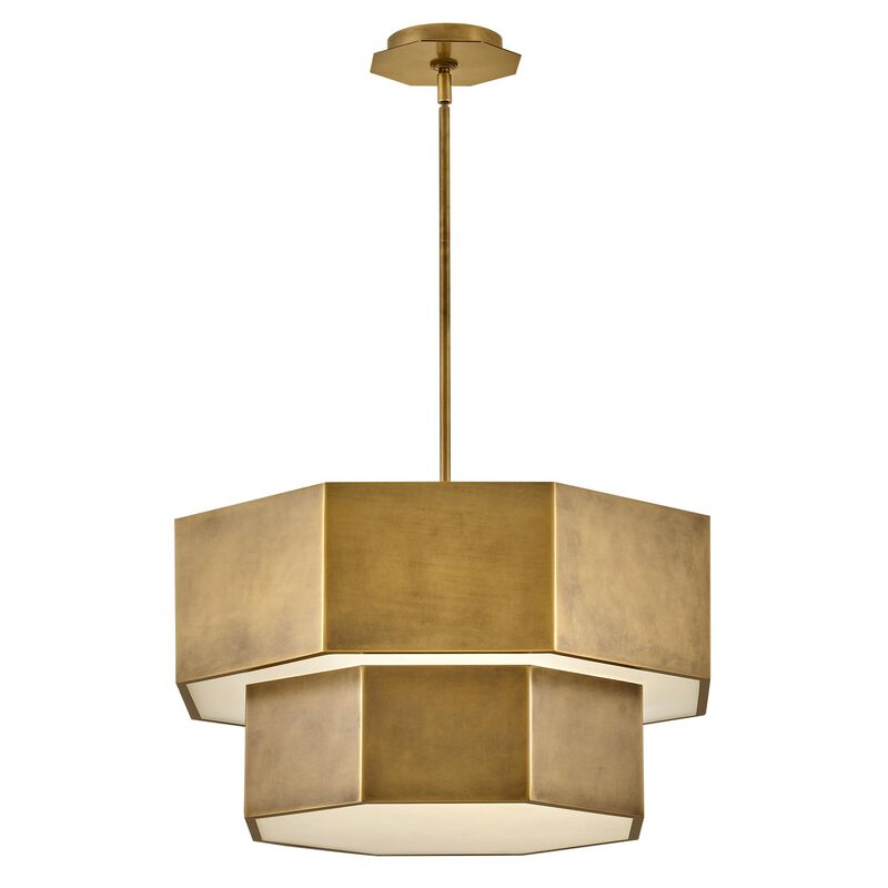 Facet Medium Pendant Light by Hinkley