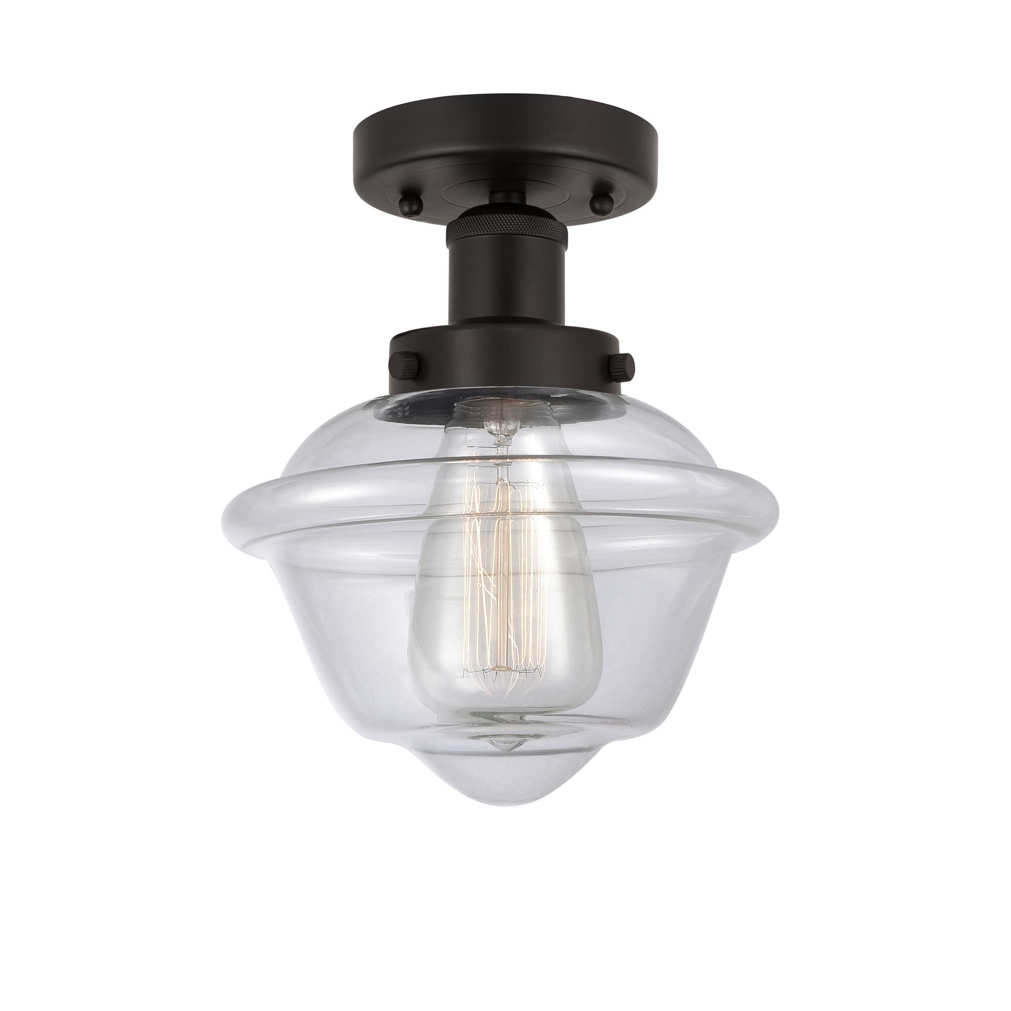 Bruno Marashlian Oxford 6 Inch 1 Light Semi Flush Mount by Innovations Lighting