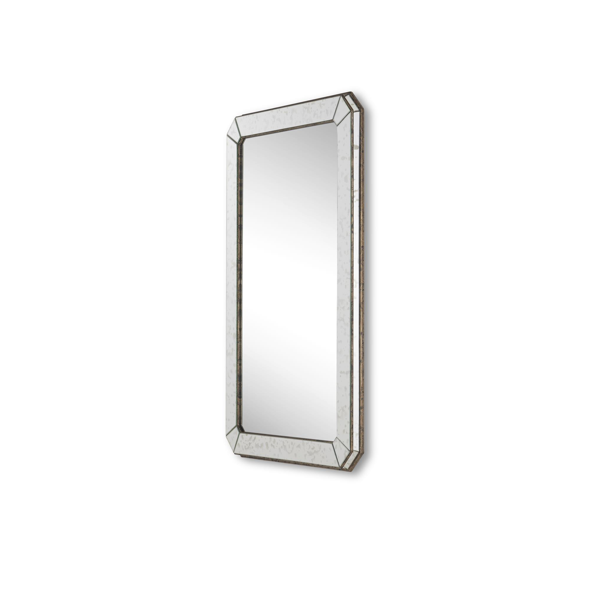 Antiqued Medium Decorative Mirror,