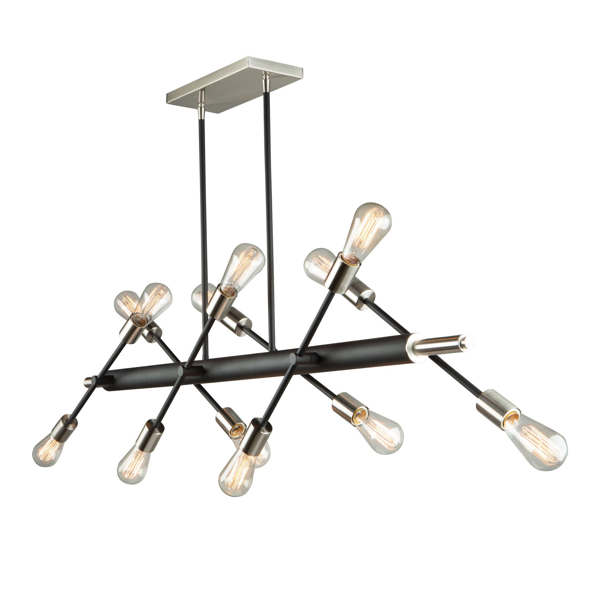 Truro 46 Inch 12 Light Linear Suspension Light by Artcraft