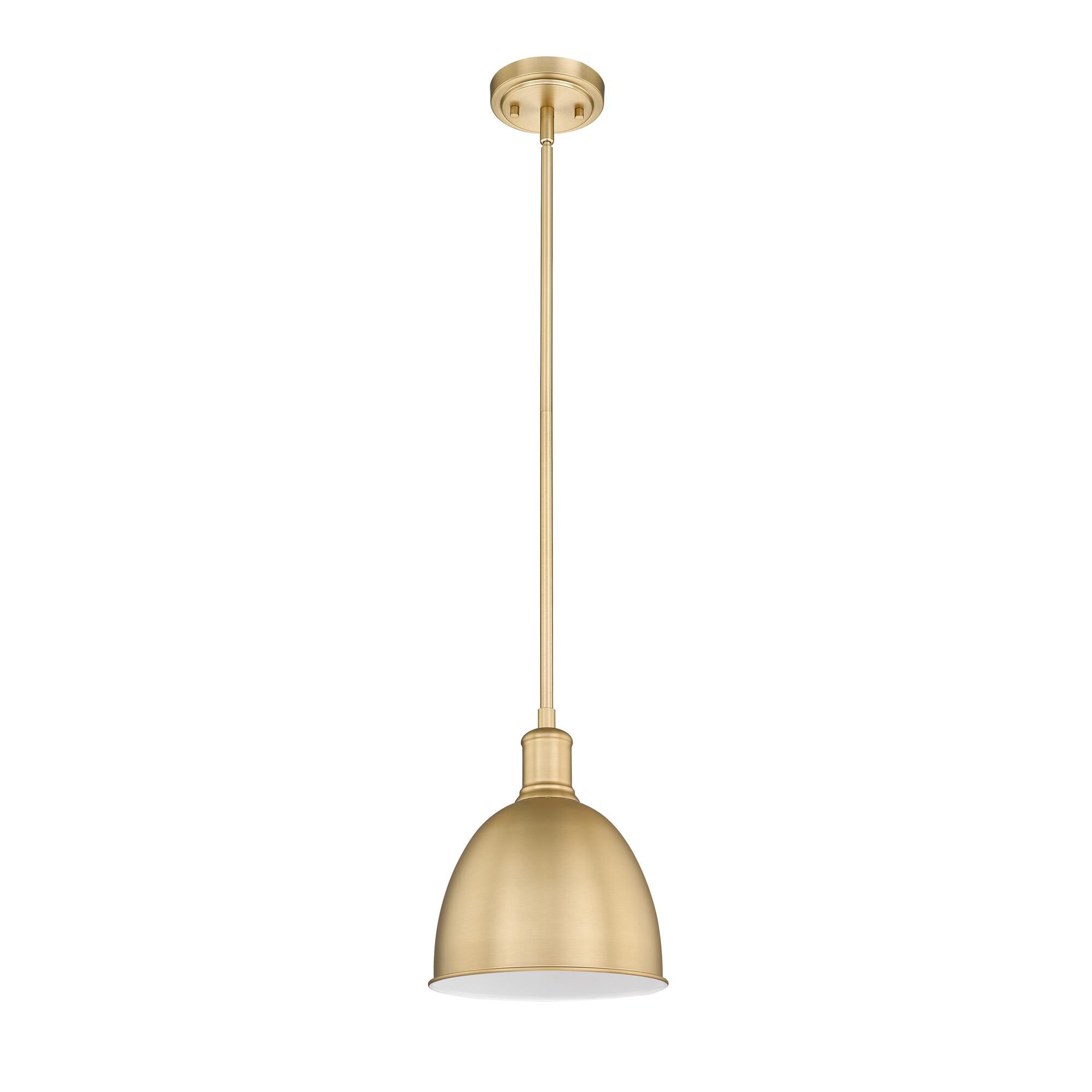 Shown in Classic Brass finish and Classic Brass shade