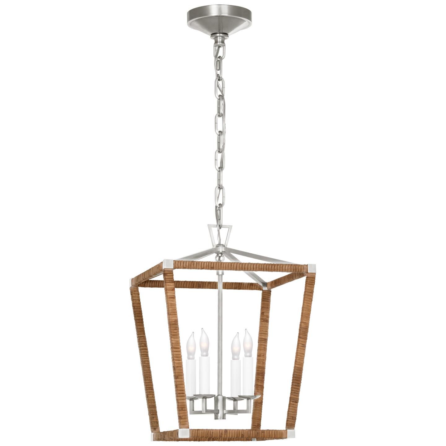 Chapman & Myers Darlana Wrapped 12 Inch LED Cage Pendant by Visual Comfort Signature Collection