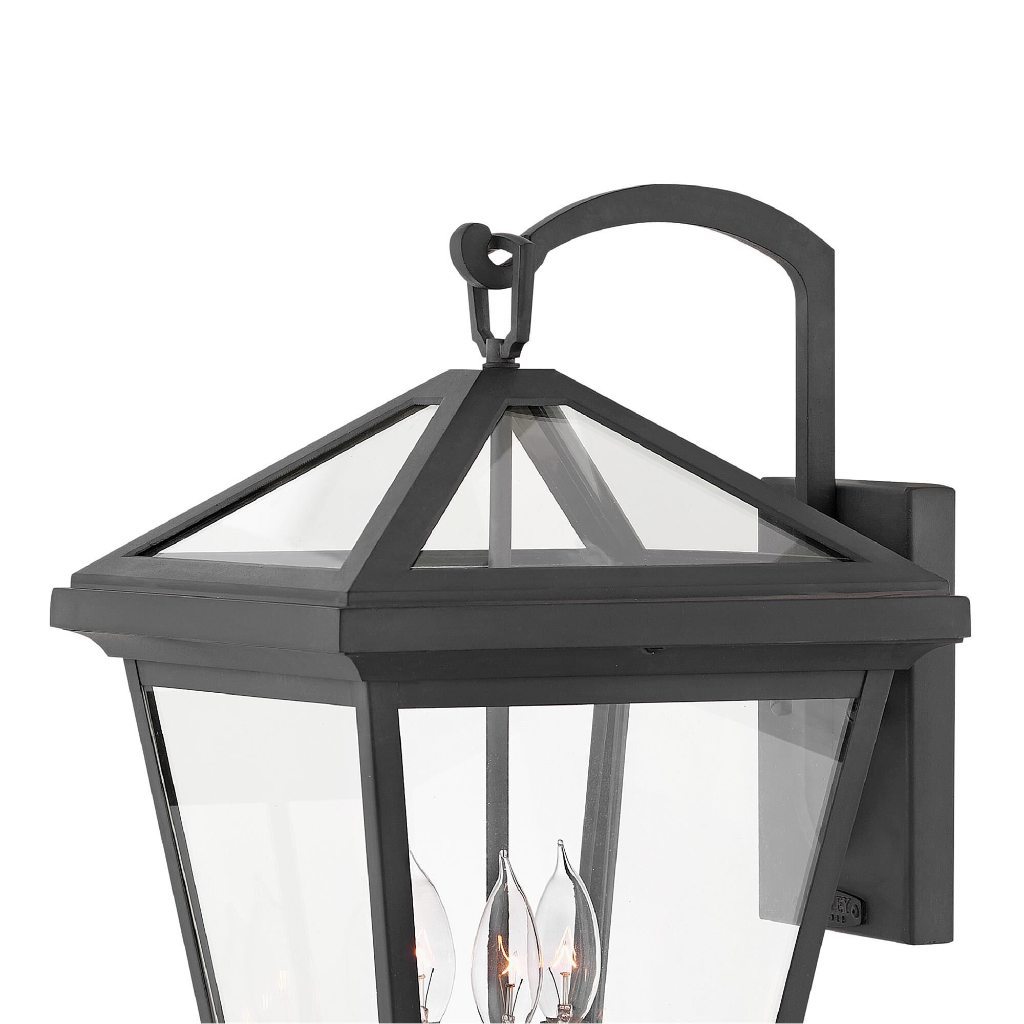 Shown in Museum Black finish and Clear glass