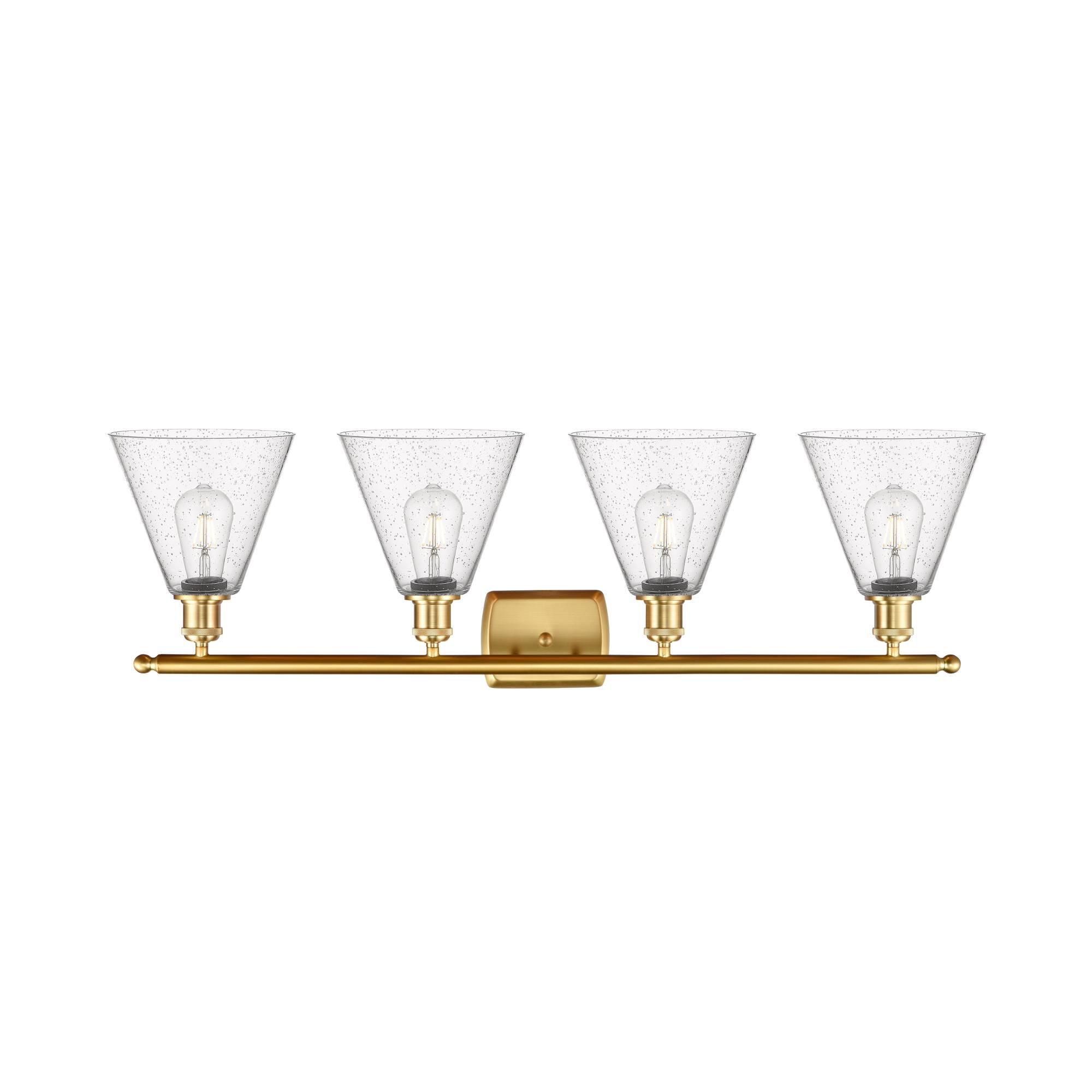 Bruno Marashlian Ballston Cone 38 Inch 4 Light Bath Vanity Light by Innovations Lighting