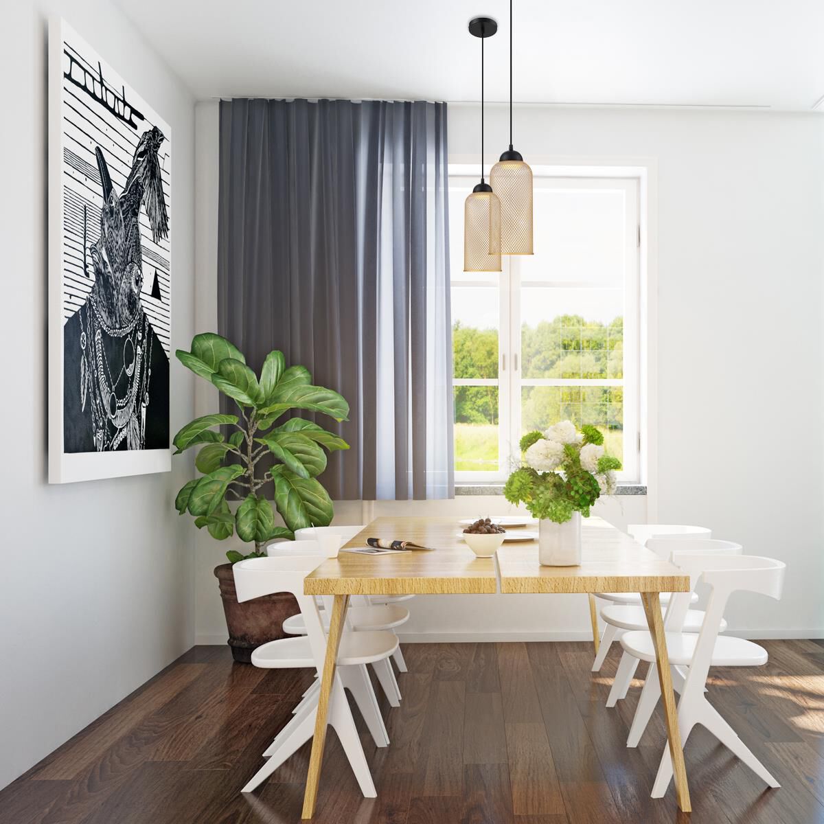 Kenmore 14 Inch LED Mini Pendant by Eurofase Lighting