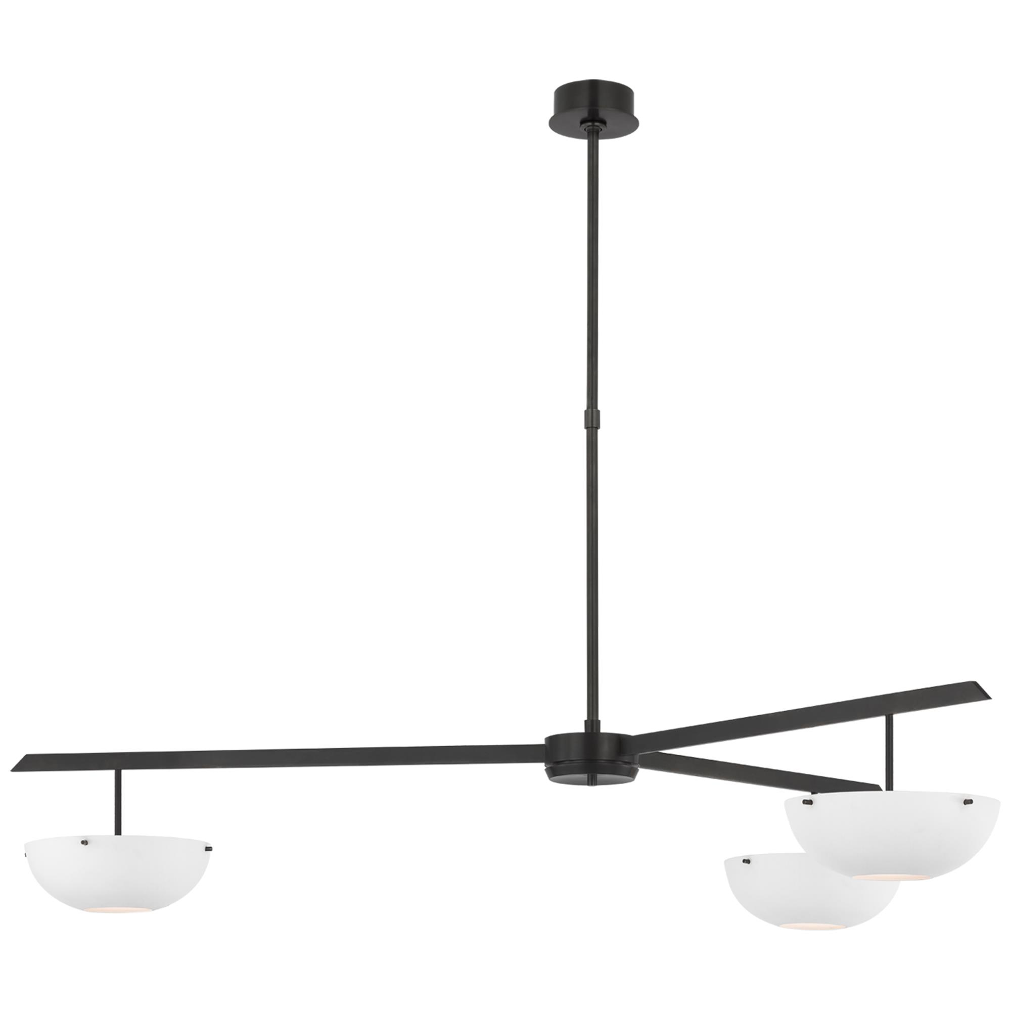 Shown in Bronze finish and White shade