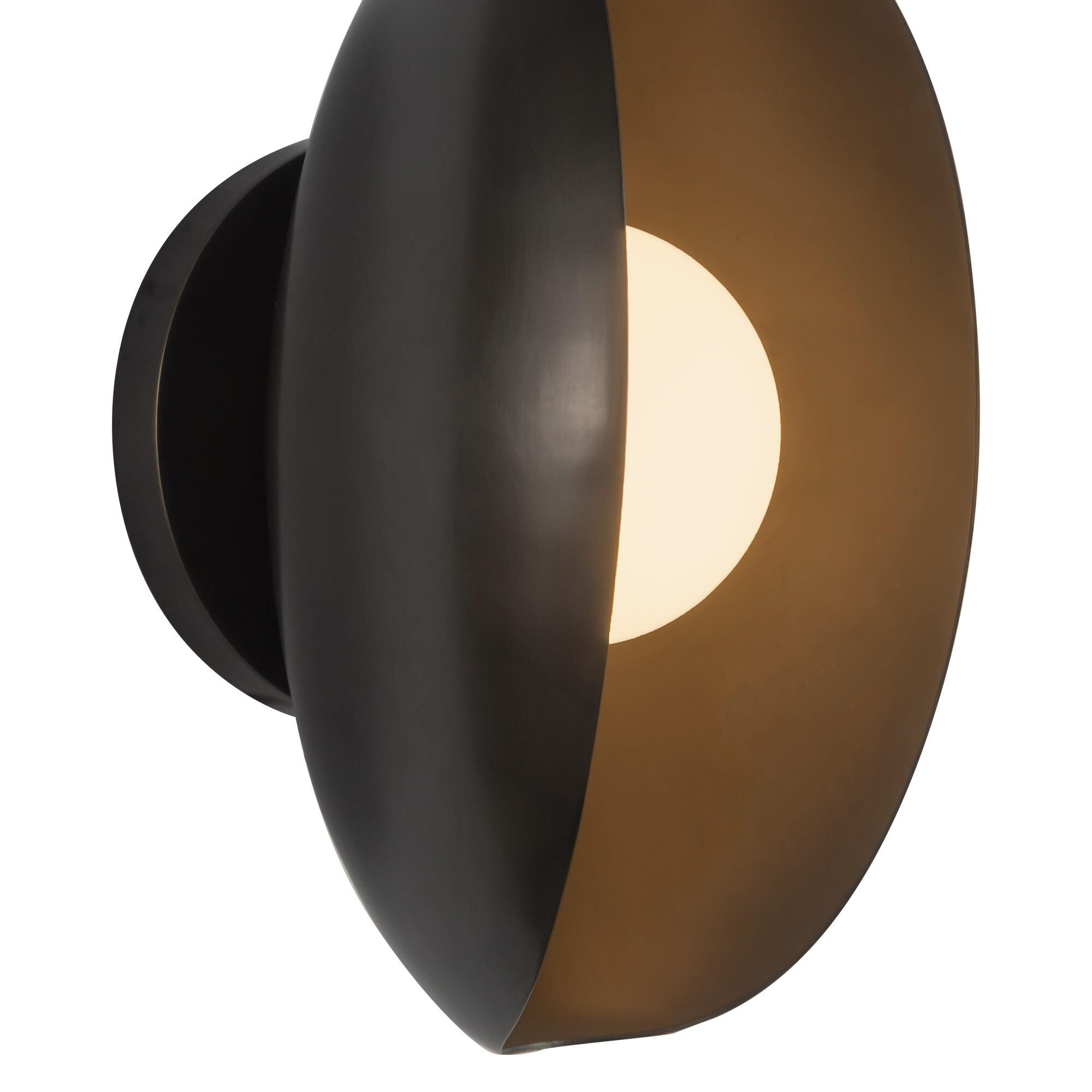 Shown in Urban Bronze finish and Matte Opal glass