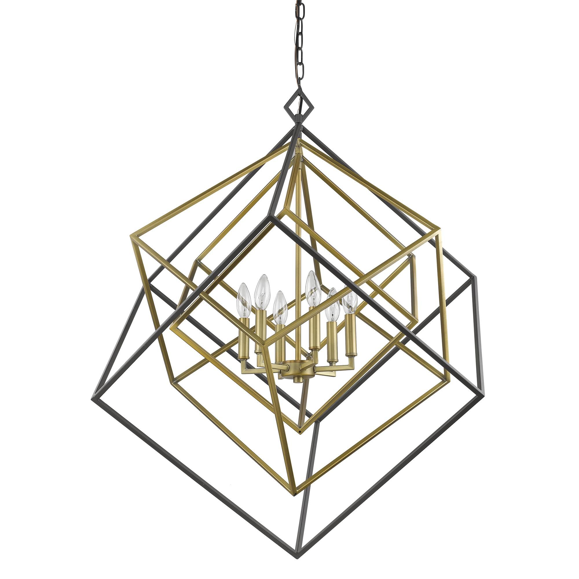 Shown in Olde Brass + Bronze finish and --- glass and --- shade