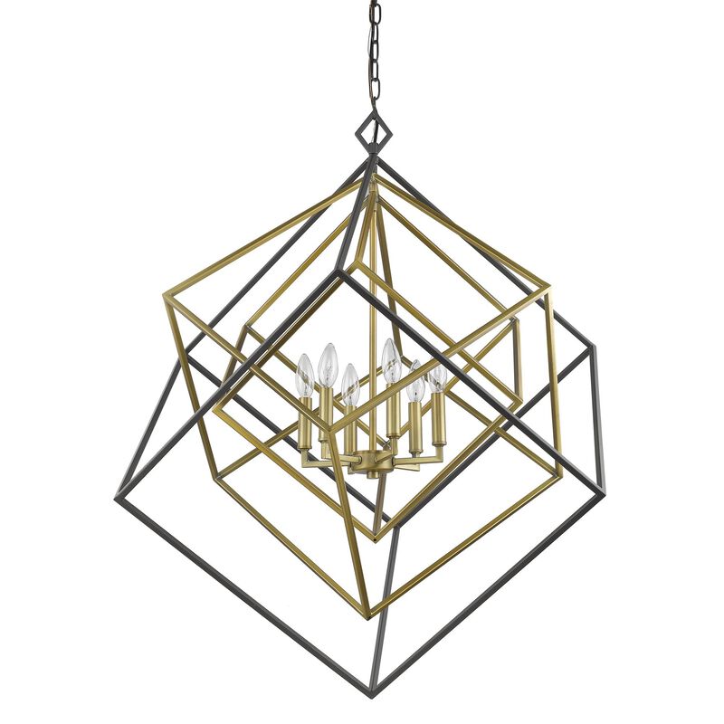 Euclid 35 Inch Cage Pendant by Z-Lite