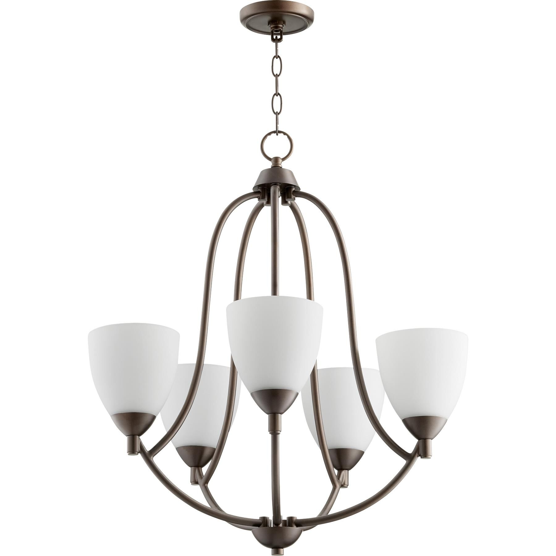 Barkley 24 Inch 5 Light Chandelier by Quorum International