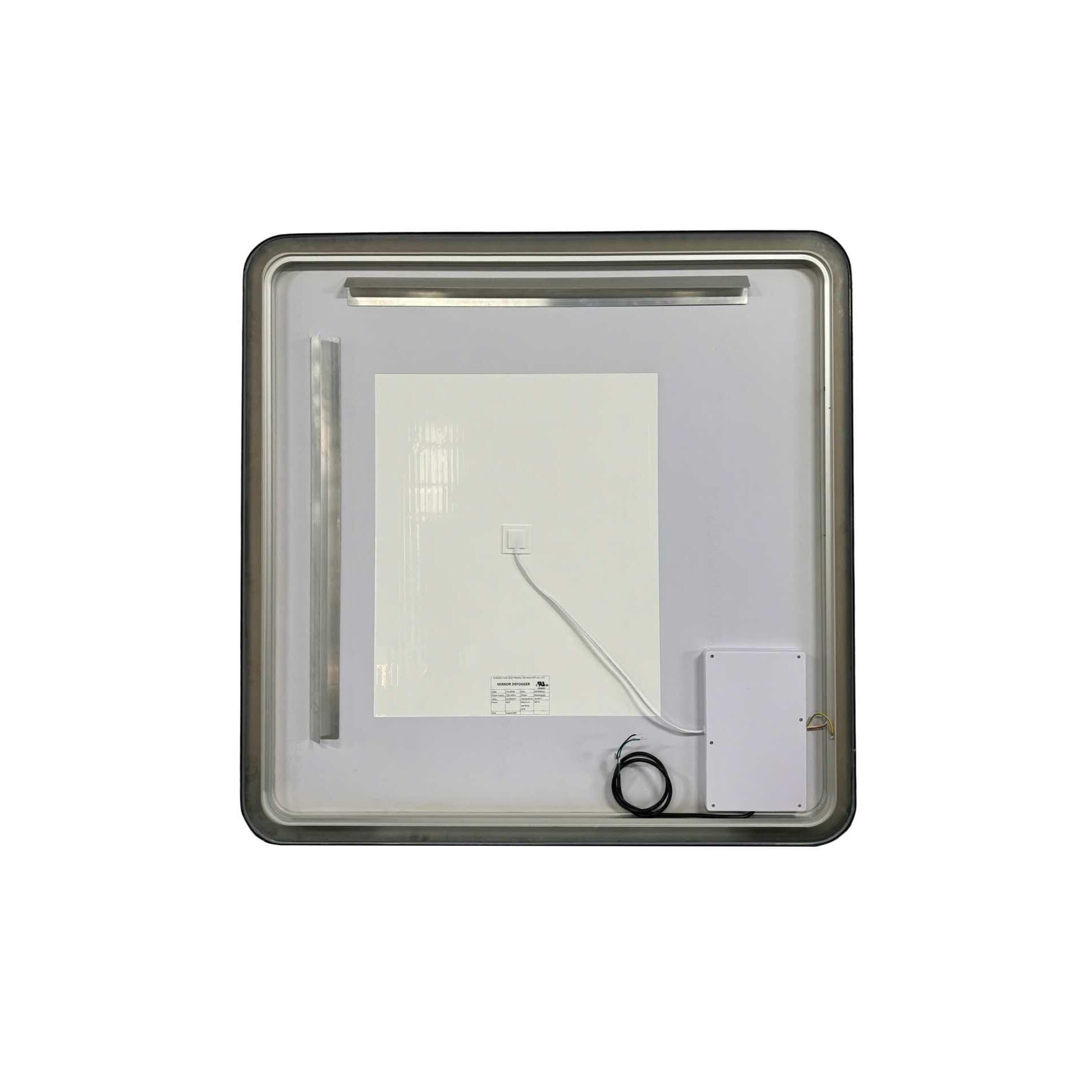 Harmoni 42 Inch Round LED Lighted Mirror by Elegant Decor