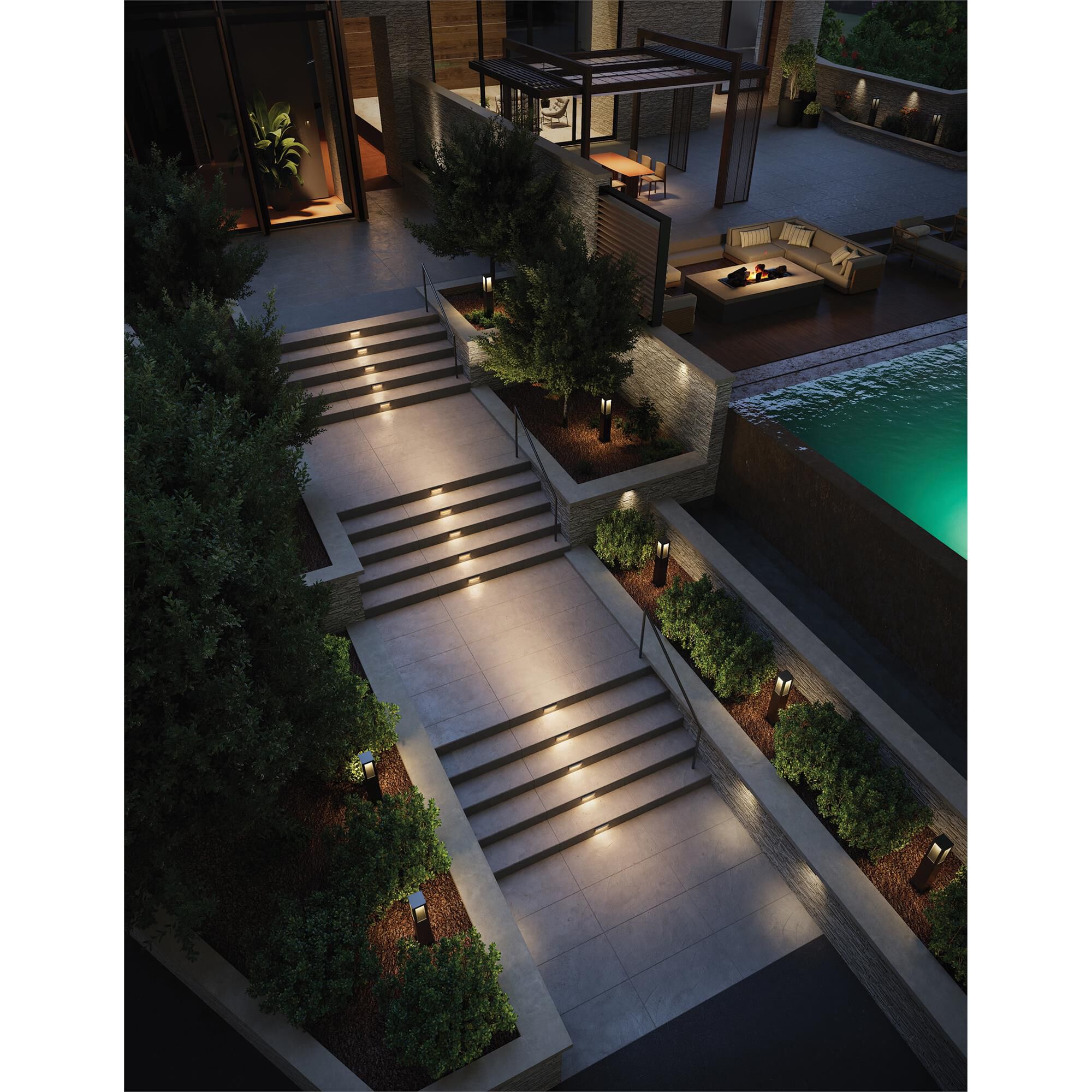 Taper 8 Inch Deck Light,
