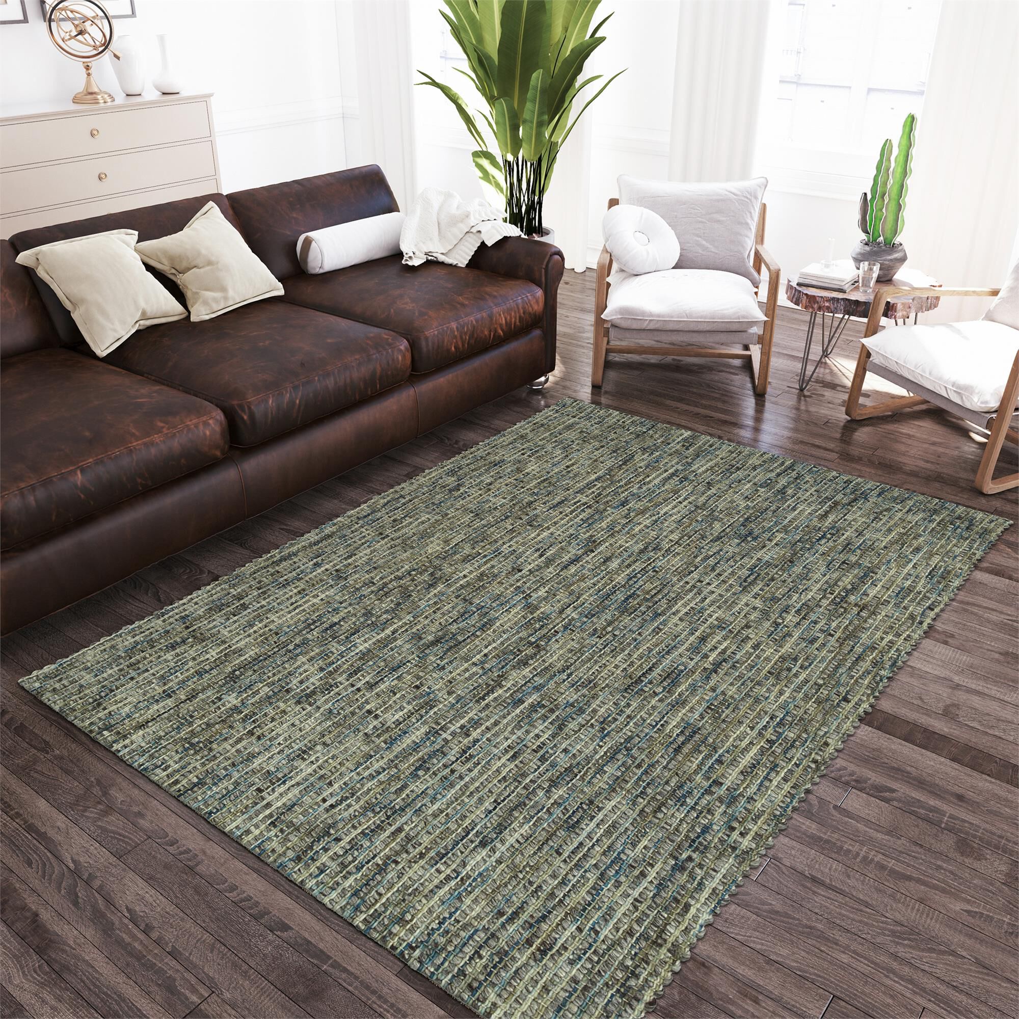 Bondi BD1 Hand Loomed Wool Area Rug,