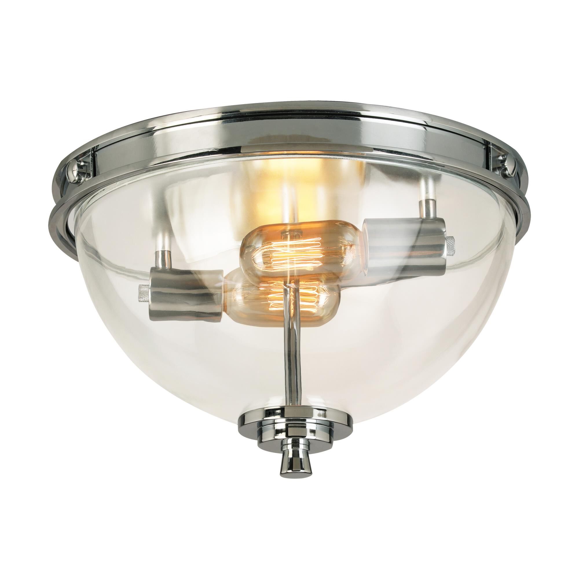 Eglo Cecilia 12 Inch 2 Light Flush Mount by Eglo Lighting
