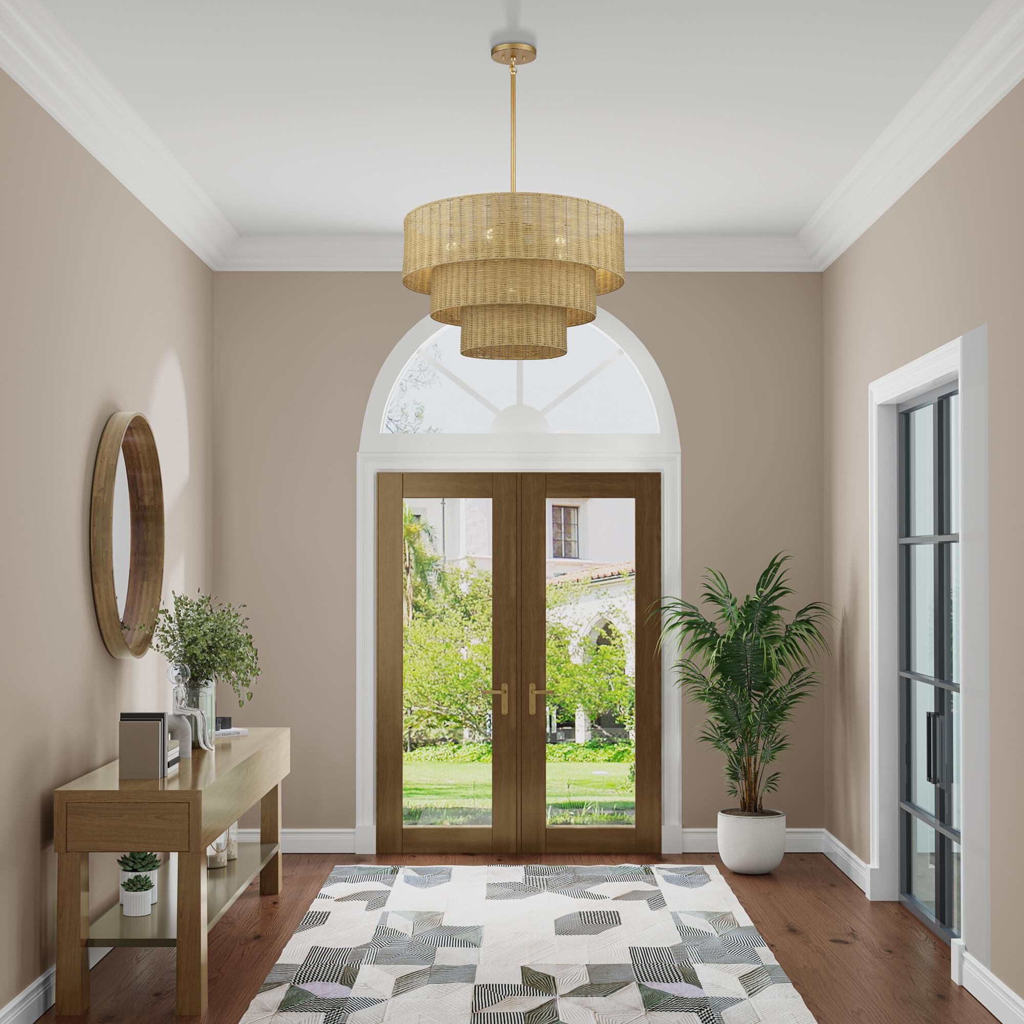 Weavington 28 Inch Large Pendant by Livex Lighting