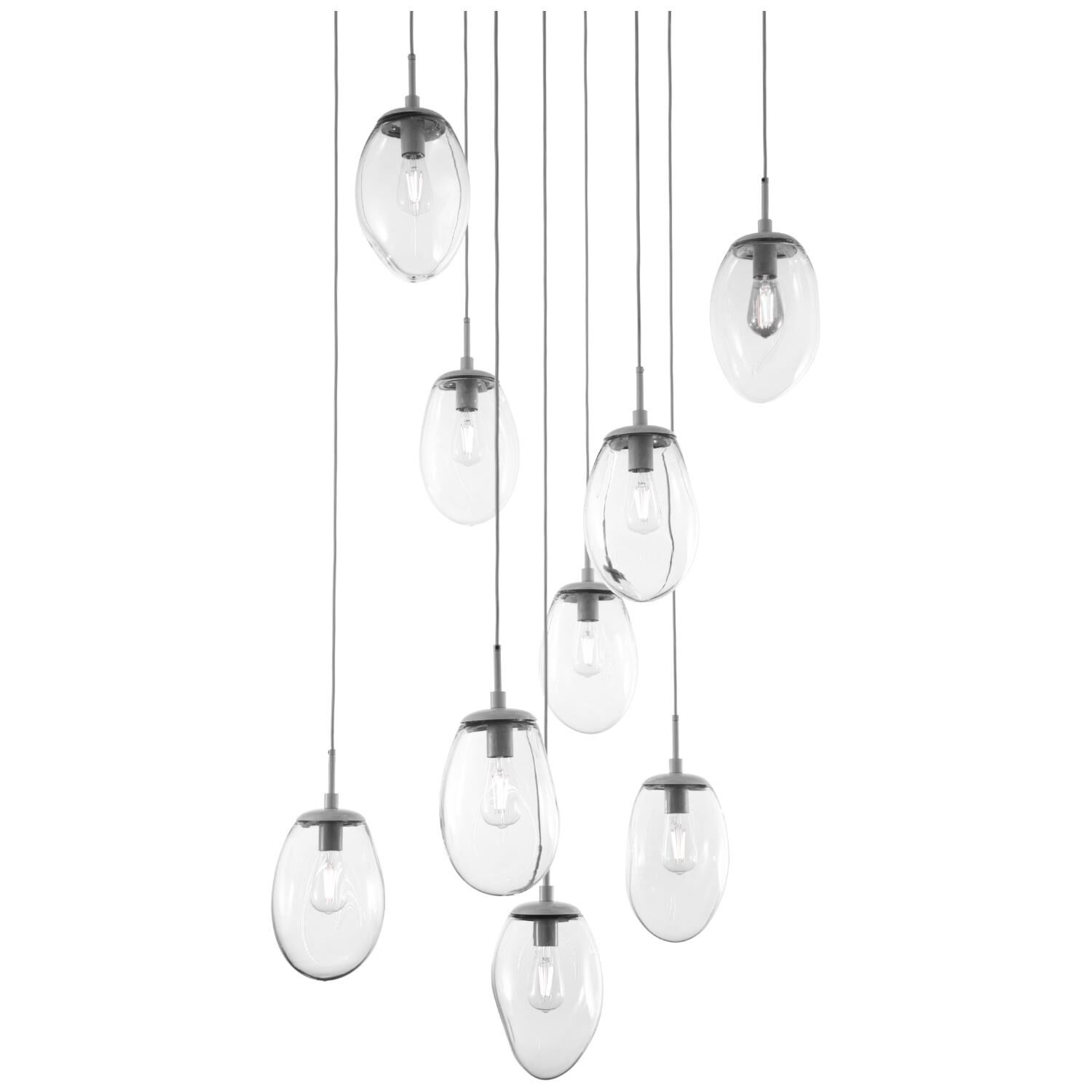 Levi Wilson Nebula 29 Inch 9 Light Multi Light Pendant by Hammerton Studio