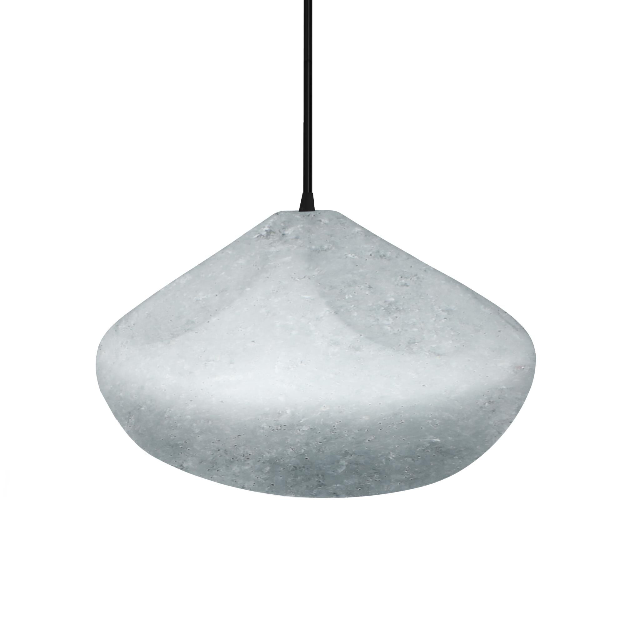 Shown in Matte Black finish and Concrete shade