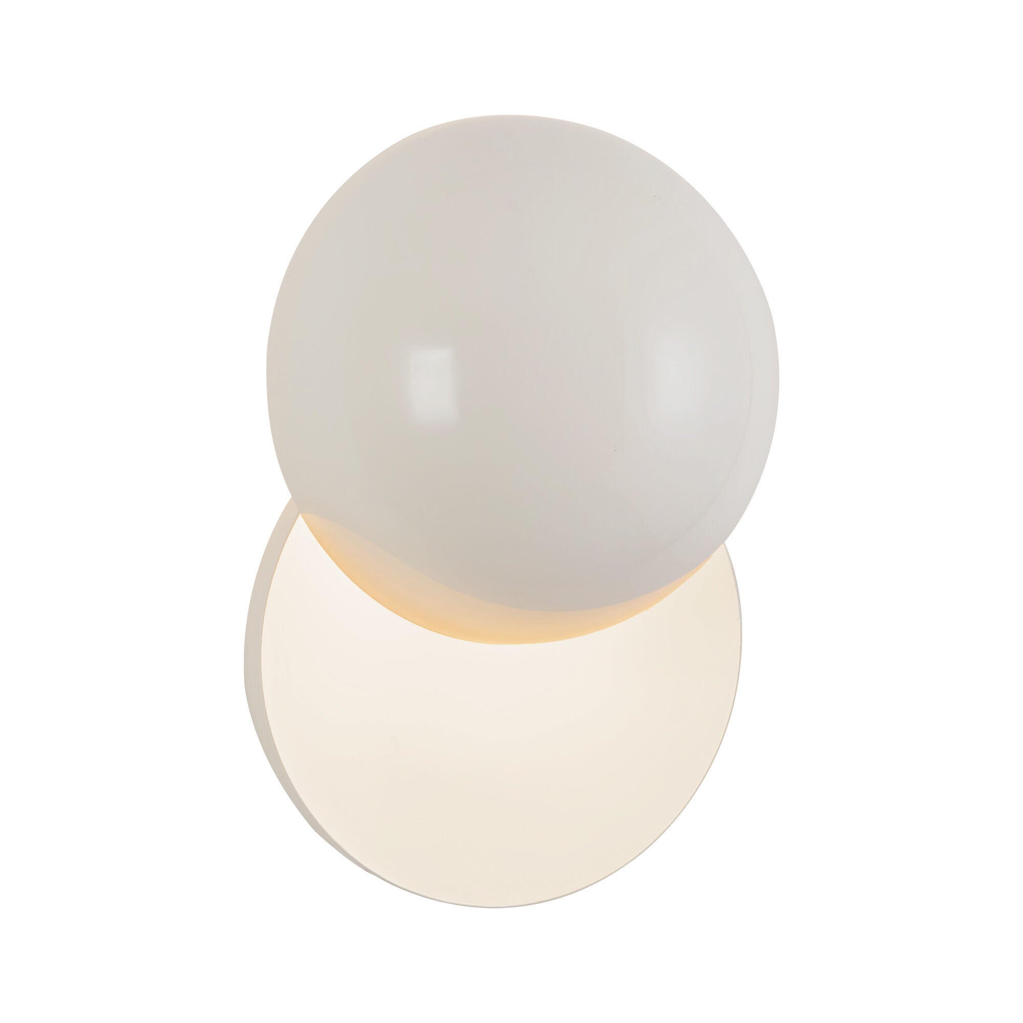 Shown in Pearl White finish and Steel shade