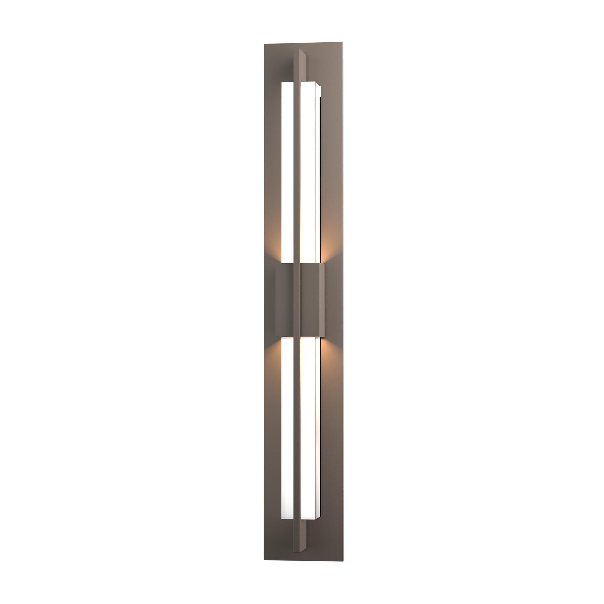 Double Axis 31 Inch Tall 2 Light LED Outdoor Wall Light by Hubbardton Forge
